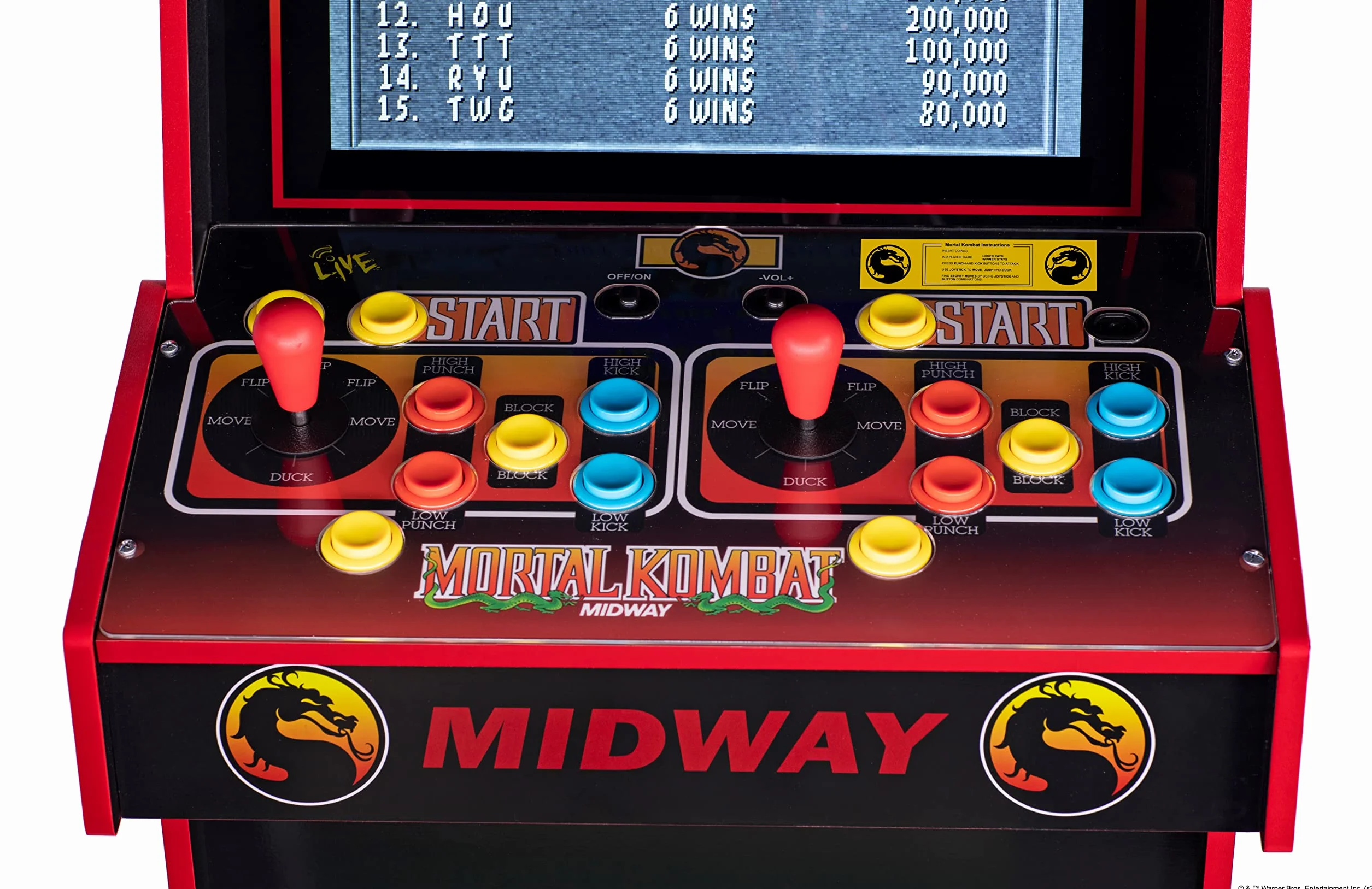 ARCADE1UP Gra zręcznościowa Midway Legacy Mortal Kombat™ 30th Anniversary EDITION-MKB-A-200410