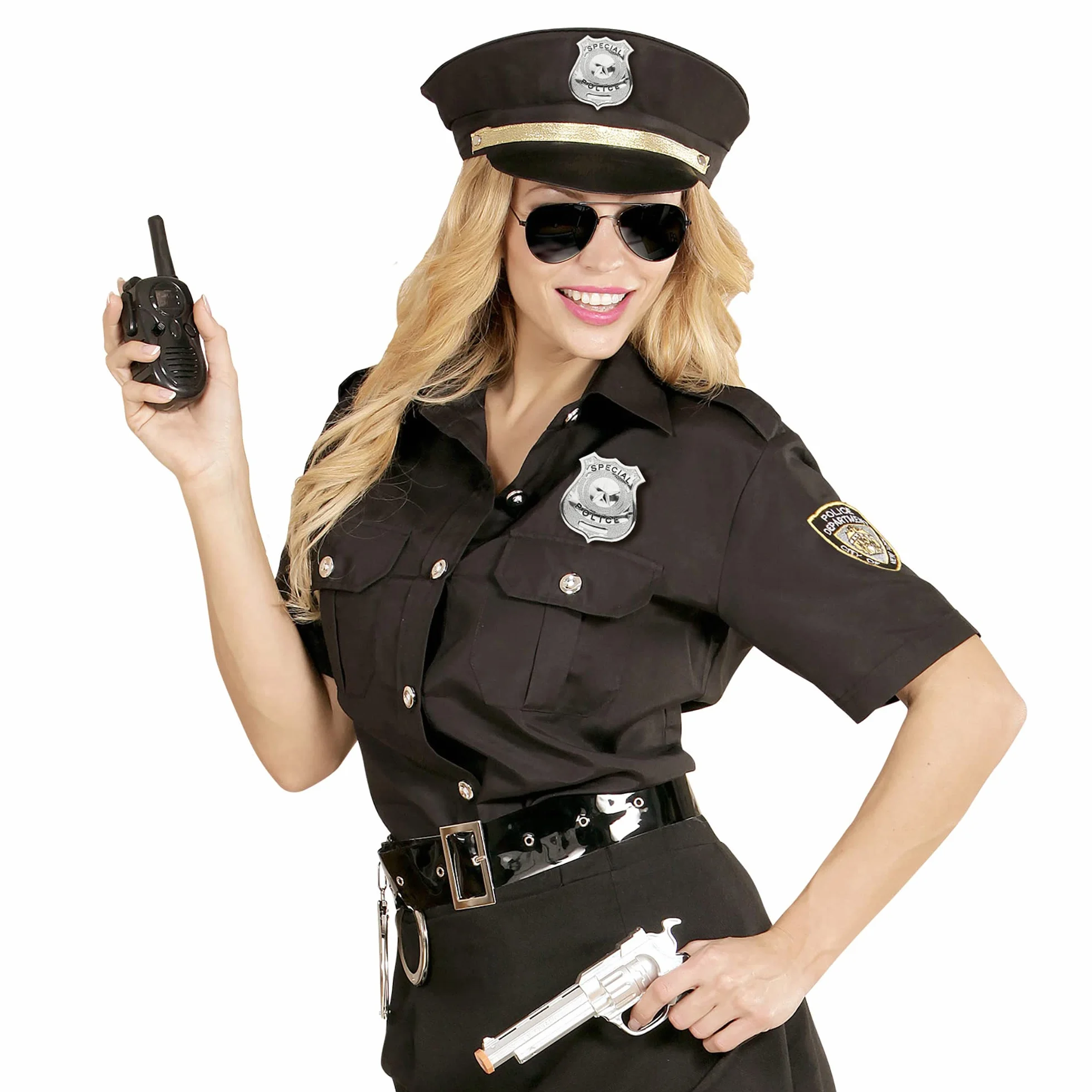 W WIDMANN MILANO Party Fashion 3302A - znak policyjny, policjant, srebro, kostium, akcesoria, karnawał, impreza tematyczna