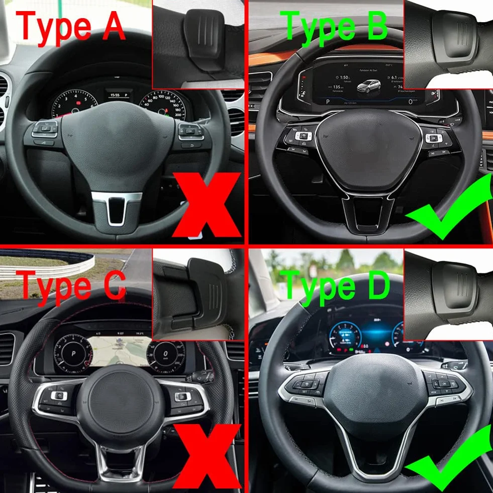 Shift Paddle Shifter ze stopu aluminium dla Golf 7 MK7 TSI Golf 8 MK8 TSI MK6 Touareg TSI