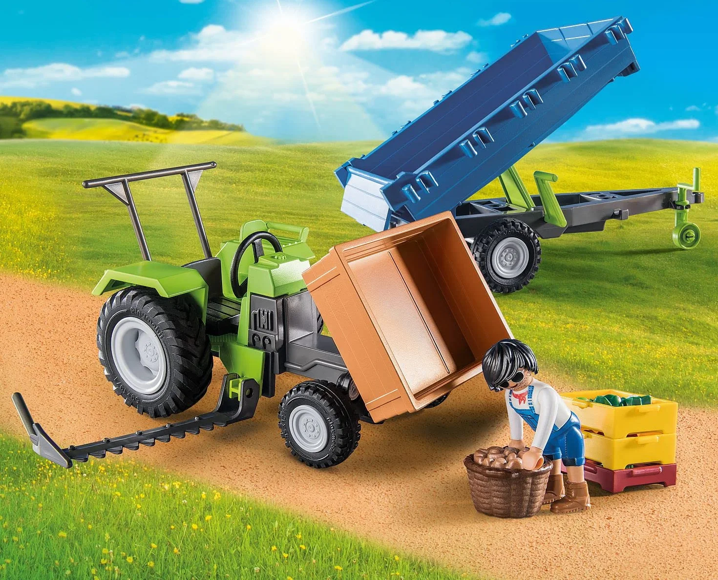 PLAYMOBIL Country 71249 Traktor z przyczepą, od 4 lat