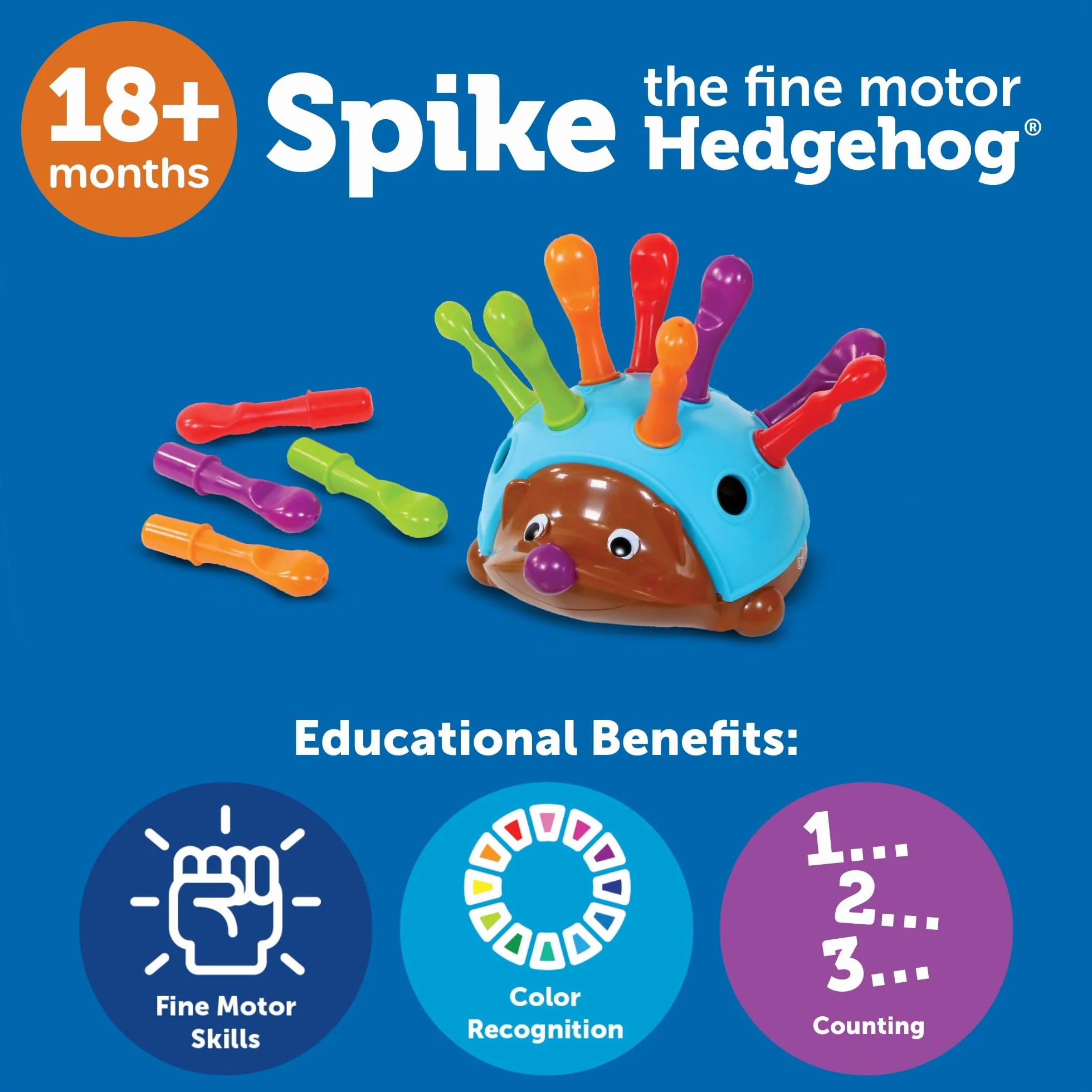 Learning Resources Spike The Fine Motor Hedgehog 14-Kawałek Zestaw