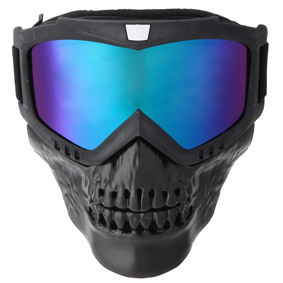 Demeras Okulary motocyklowe Motocross Maska Zdejmowana na Twarz ATV