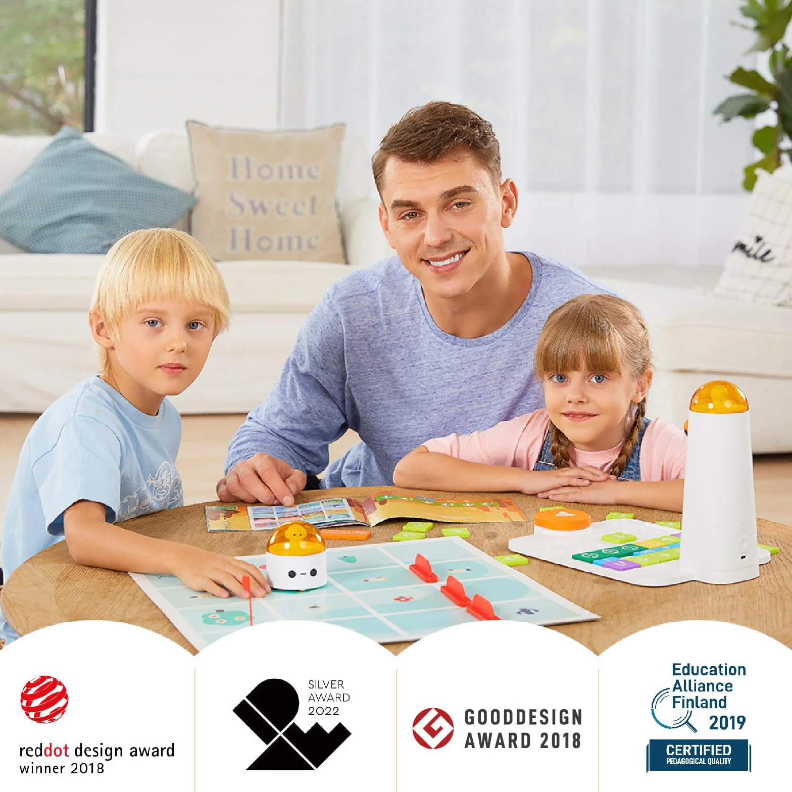 Zestaw do kodowania Pro STEM Robot dla dzieci w wieku 4+, robot kodujący dla dzieci do nauki wczesnego programowania, zabawka edukacyjna do szkoły domowej i klasy w wieku 4-10 lat