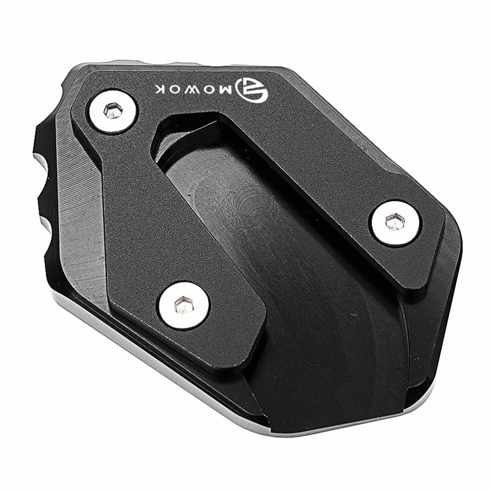 MOWOK przedłużenie podpórki bocznej do motocykla MT07 MT09 TRACER 9 GT 7GT 900GT 700GT XSR 700 900 R7 R125 FZ6 XJ6 MT-125 MT-09 SP 2024 czarny