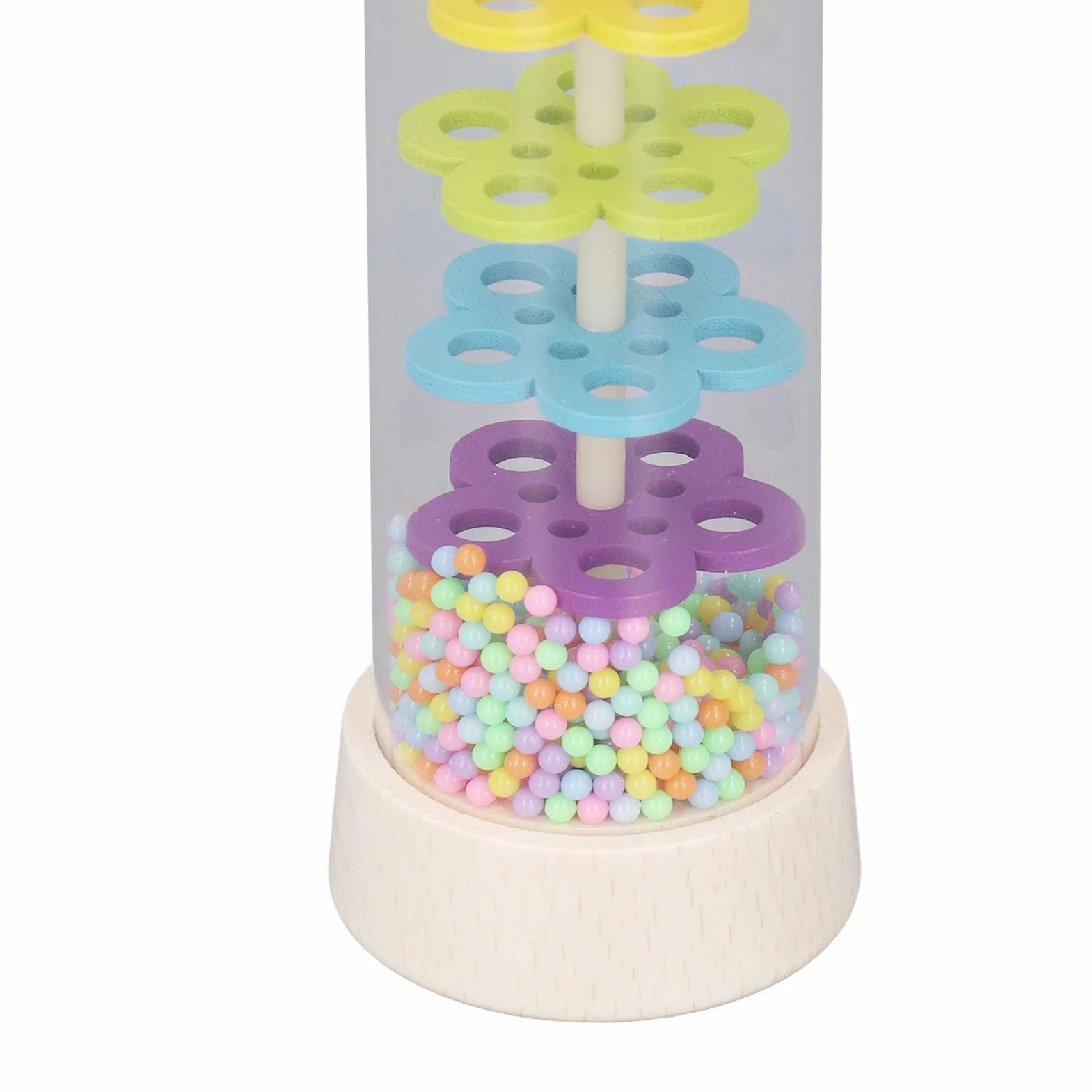 Baby Rainmaker, Mini Rain Stick Shaker Zabawka Kolorowa Edukacja Muzyczna Rain Stick Shaker dla Małych Dzieci (L)
