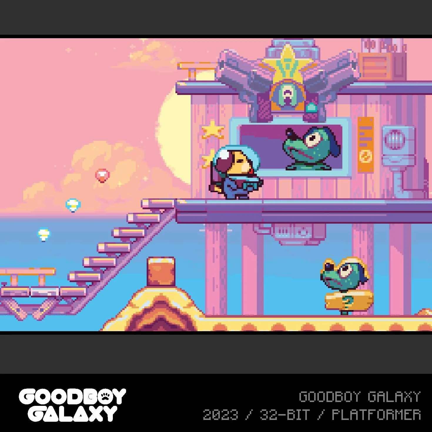 Blaze Entertainment Evercade Goodboy Galaxy / Witch N' Wiz podwójny wkład