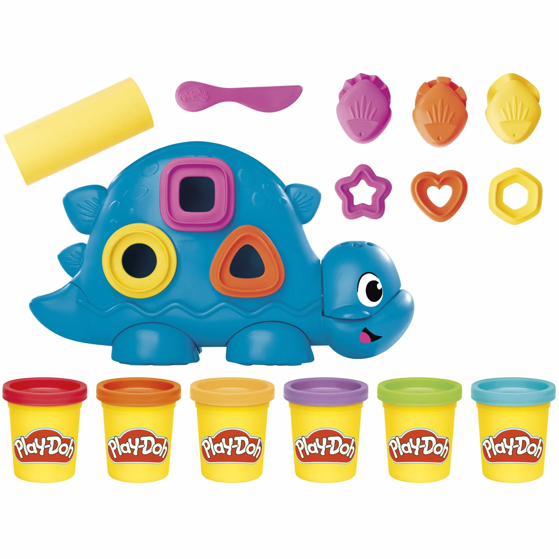 Zabawkowy zestaw startowy Play-Doh Dinozaur z kształtami i kolorami