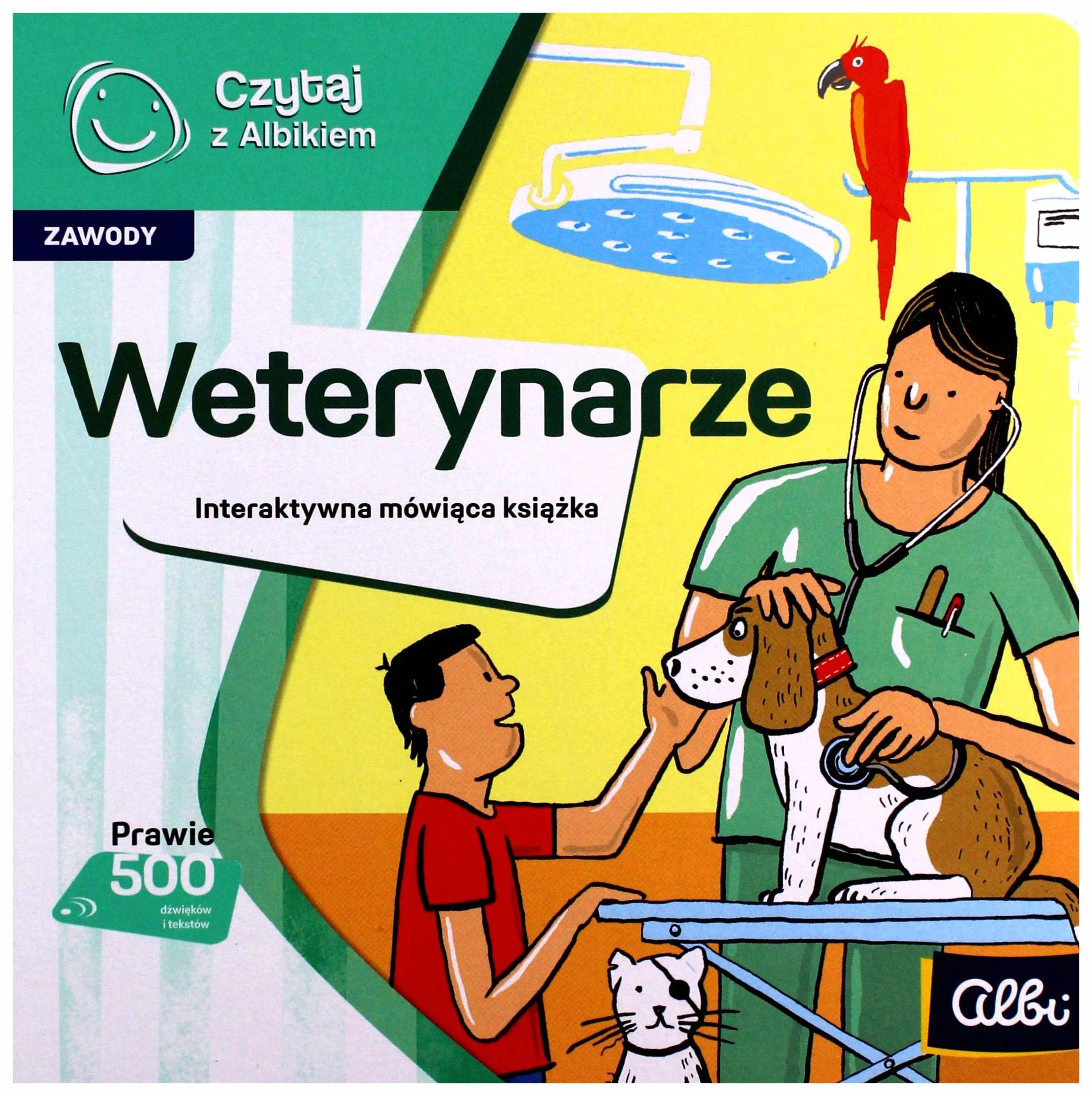 Albi Czytaj z Albikiem książka Zawody Weterynarze