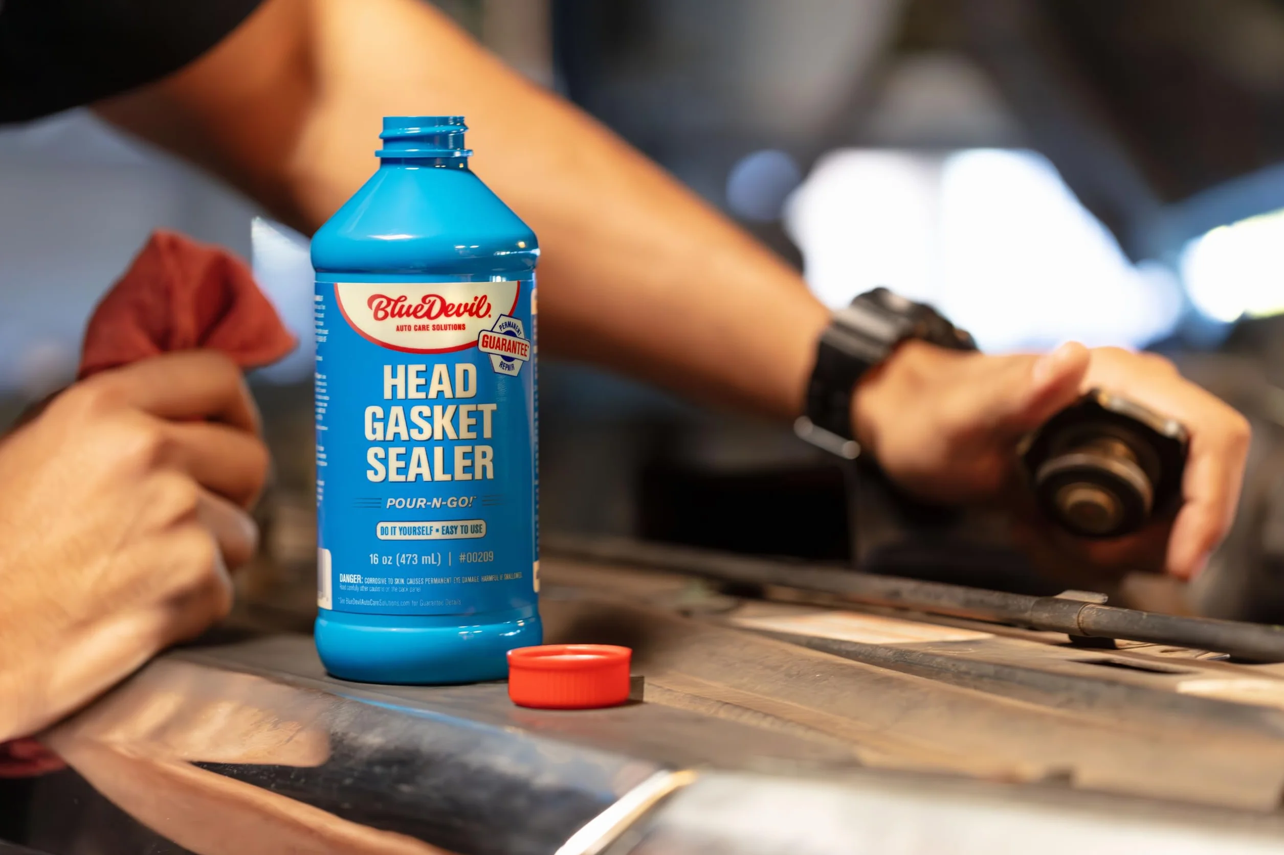 Środek uszczelniający, Blue Devil Pour and Go Head