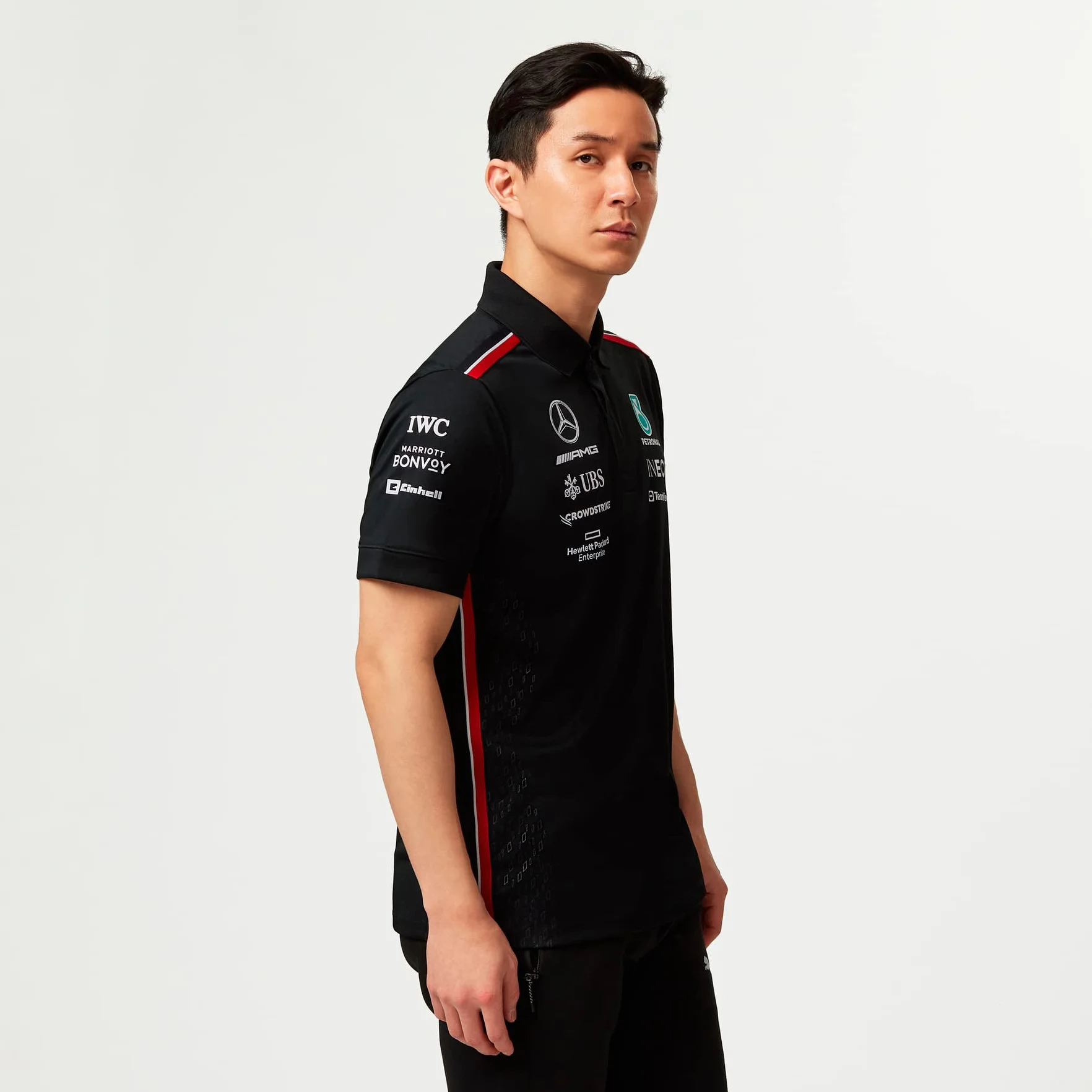 Mercedes AMG Petronas Formula One Team 2023 Team Polo czarna