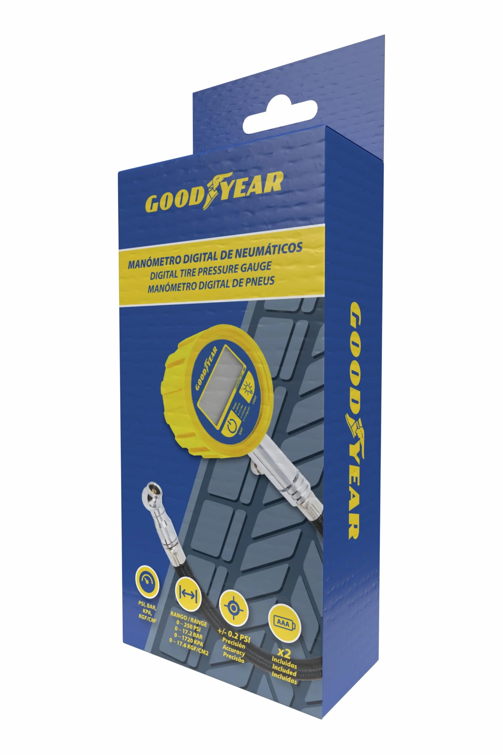 GOODYEAR GOD0002 Cyfrowy miernik ciśnienia w oponach