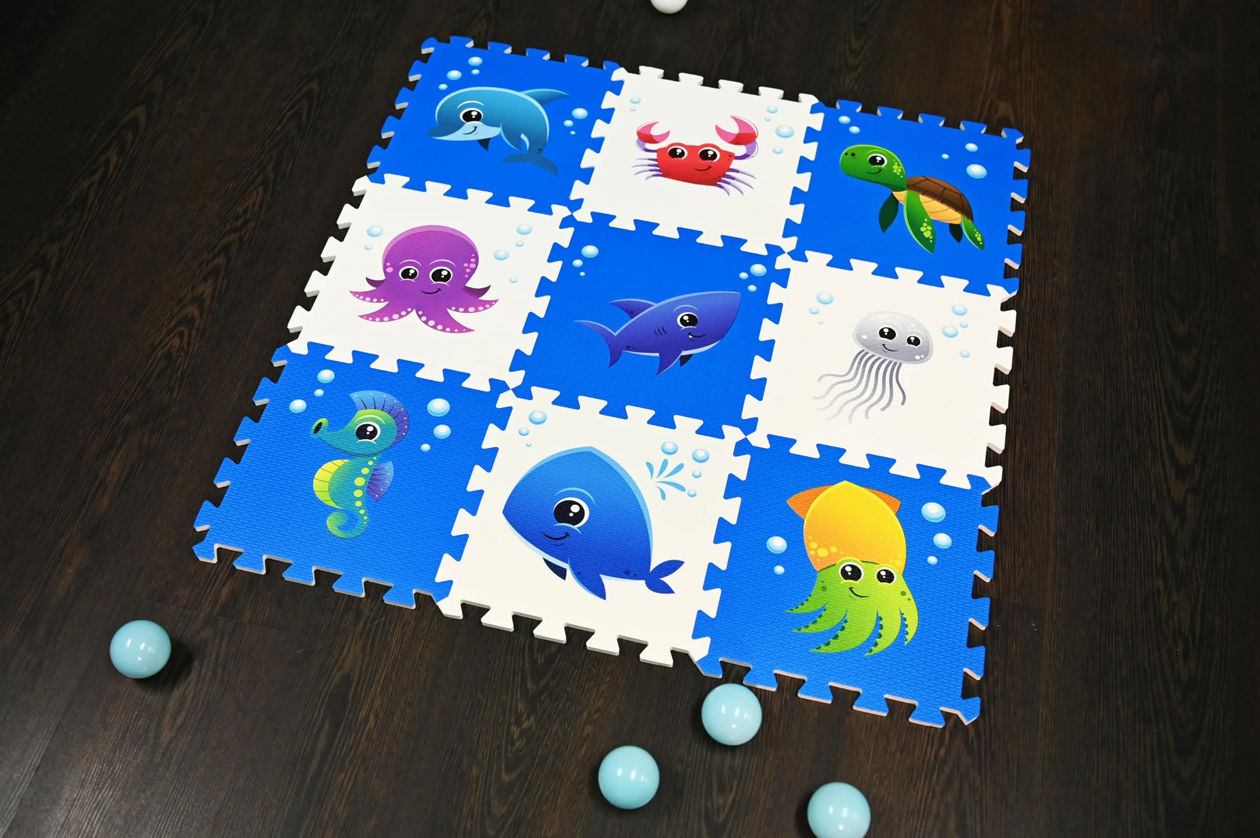KNORRTOYS.COM 21024 maty puzzle, niebieskie