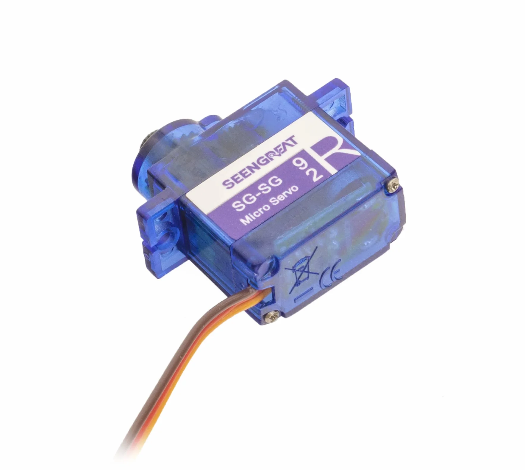 SG-SG-92-R Servo SG-SG 92-R Micro Digital Servo 9 g with Nylon Carbon Fiber Gears High Precision Gear High Torque Servo for RC Aeroplane Helicopter Control Car Boat 6 Pieces Serwo