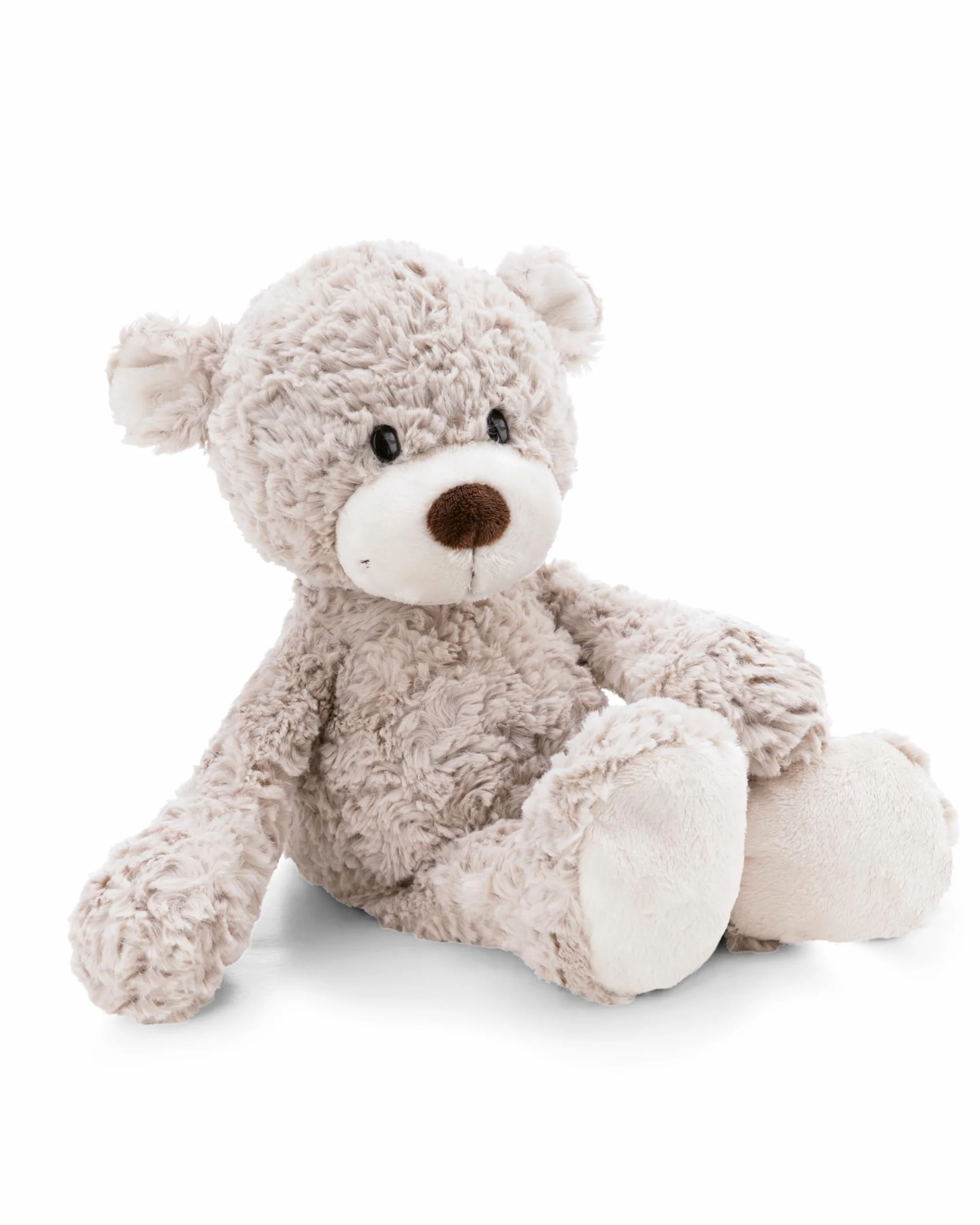NICI 62318 pluszowy miś Finni, miękki pluszak, urocza pluszowa zabawka do przytulania i zabawy, świetny pomysł na prezent dla dzieci i dorosłych, 35 cm, szary