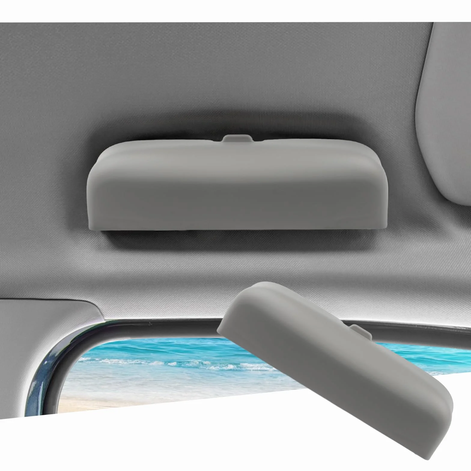 GAFAT 2020-2024 2025 0pel Corsa F/Astra L/Grandland X, etui na okulary przeciwsłoneczne, etui do przechowywania Corsa-e, oryginalny organizer, kompatybilny z akcesoriami Opel Corsa F [ulepszony plus