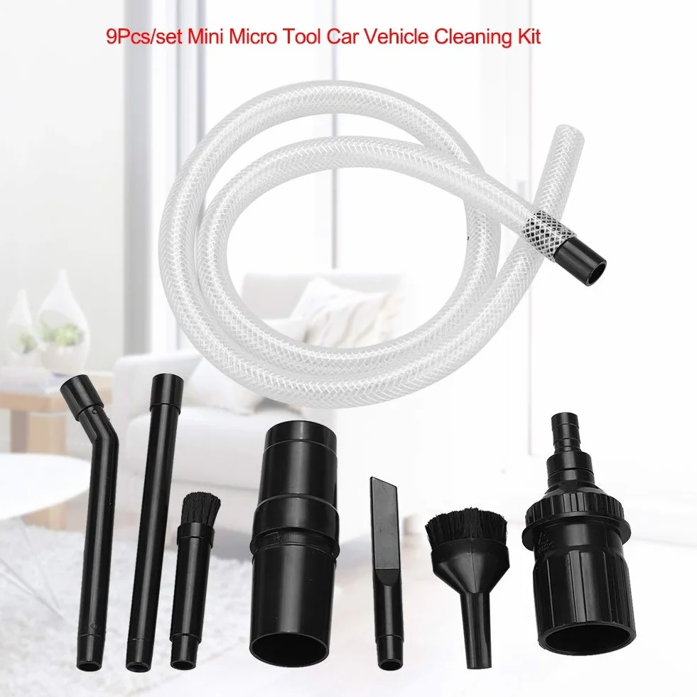 Nikou 9-częściowy zestaw do czyszczenia mini Micro Cleaning Kit do odkurzania pędzli i pojazdu