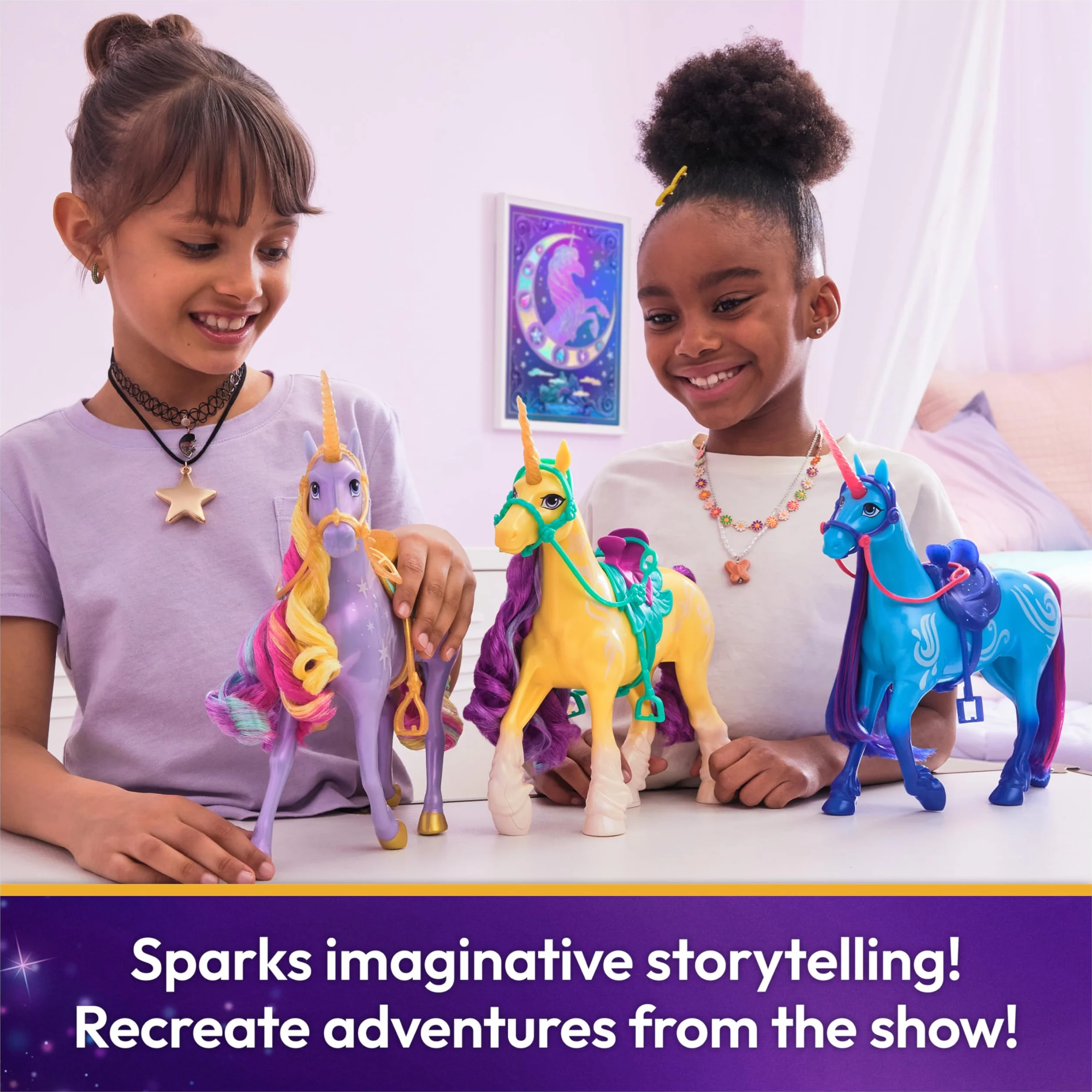 Unicorn Academy - Szkoła Jednorożców - Rzeka Jednorożec 28 Cm - Rzeka Jednorożec dla Lalki Isabel - Zabawki inspirowane Unicorns School Series - Zabawka dla dzieci od 4 lat