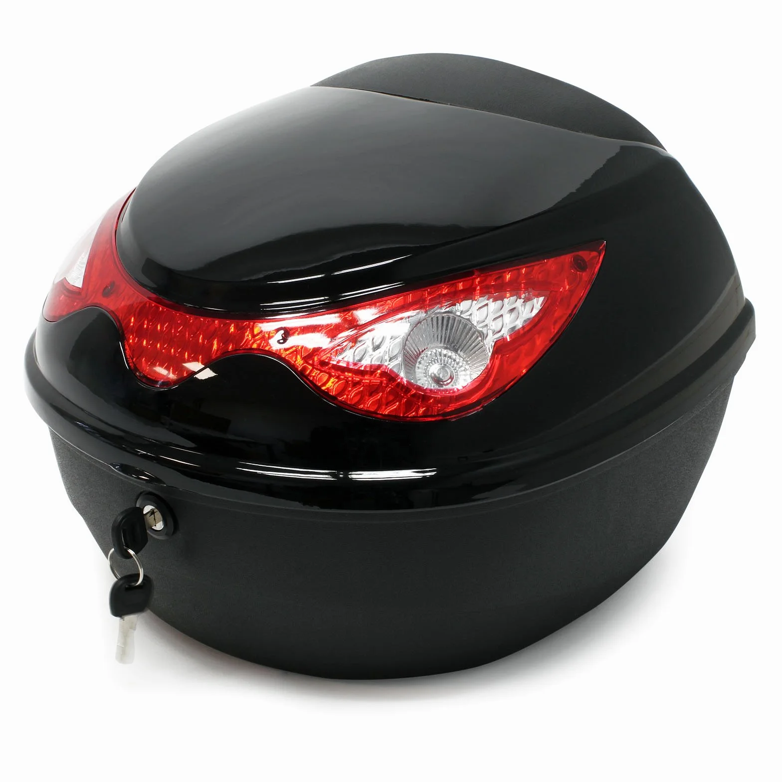 Top Case 22 l, czarna walizka na skuter, motocykl lub quad, walizka motocyklowa na kask