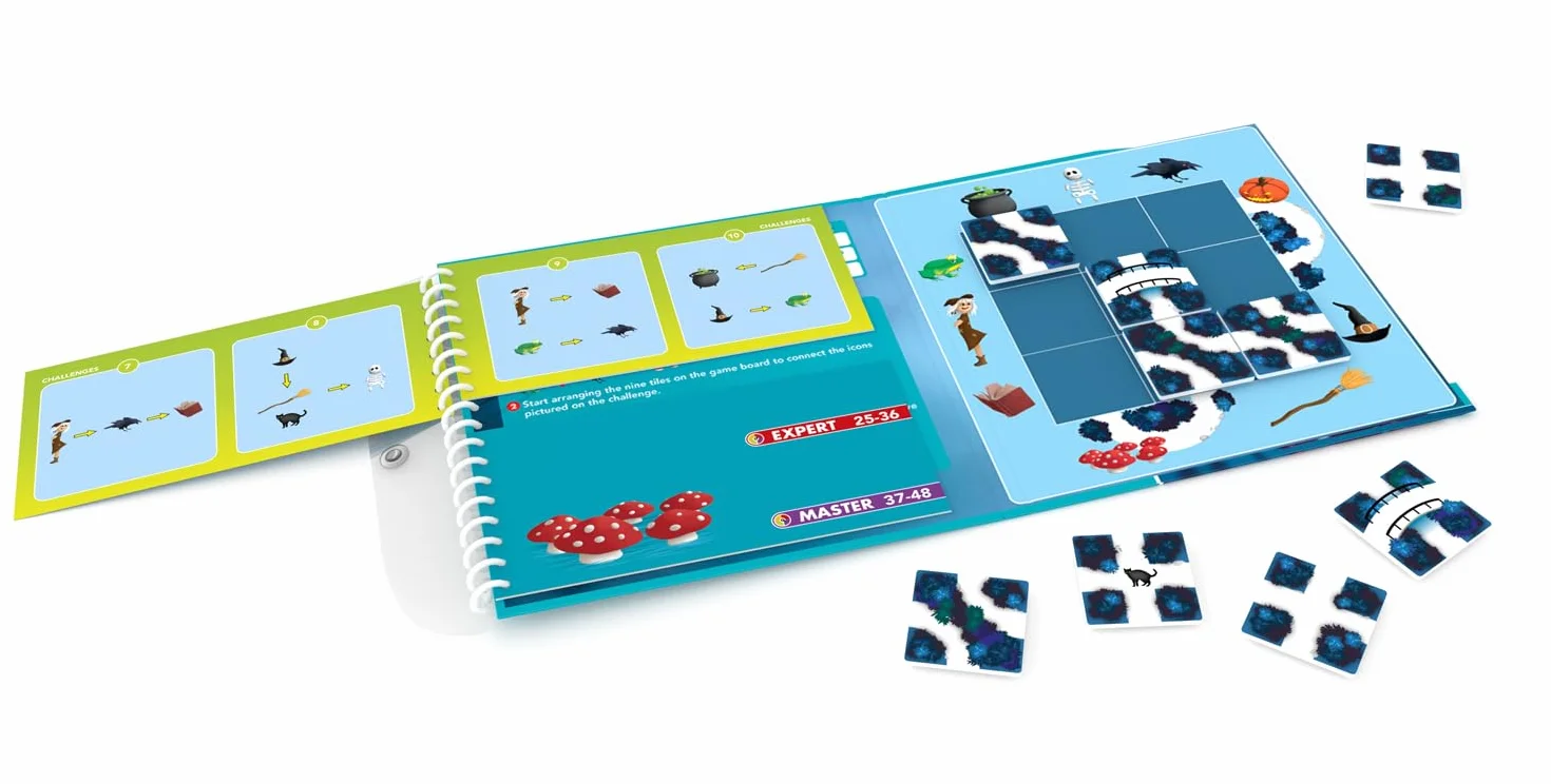 smart games - Magic Forest, Magnetic Puzzle Game with 48, 8+ Years