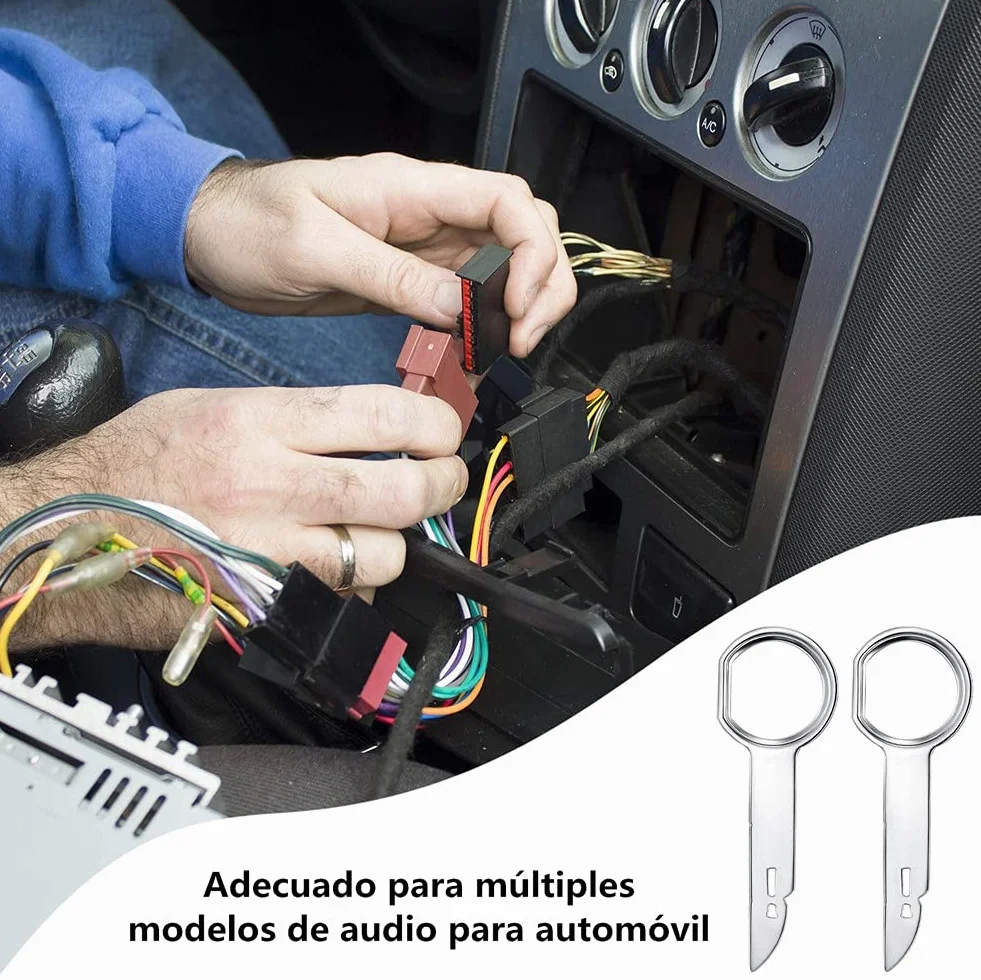 Klucz do usuwania radia samochodowego DIN 4 sztuki uniwersalne do CD Player