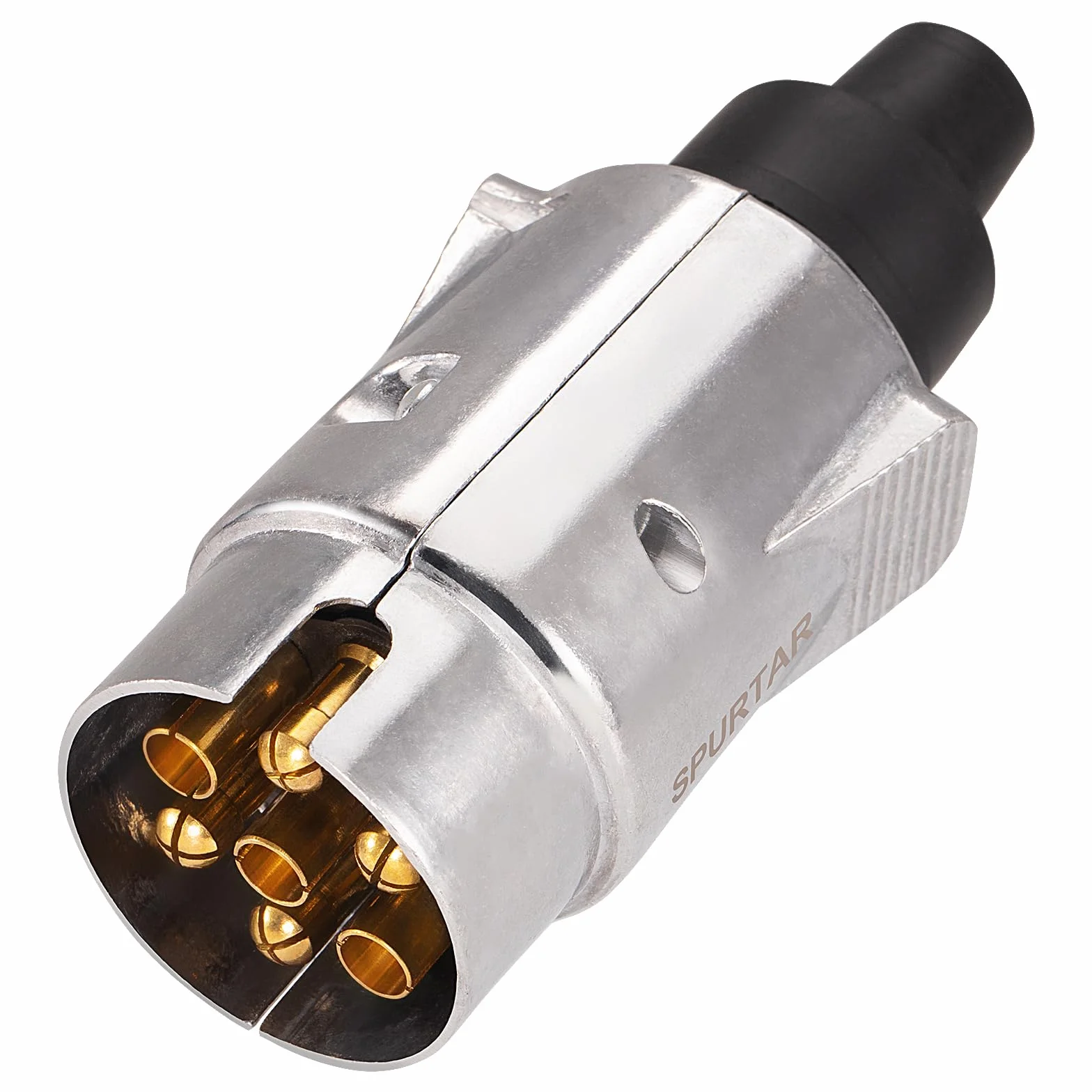 Spurtar 7-Pinowa Wtyczka Przyczepy 12V, Adapter Przyczepy Aluminiowy