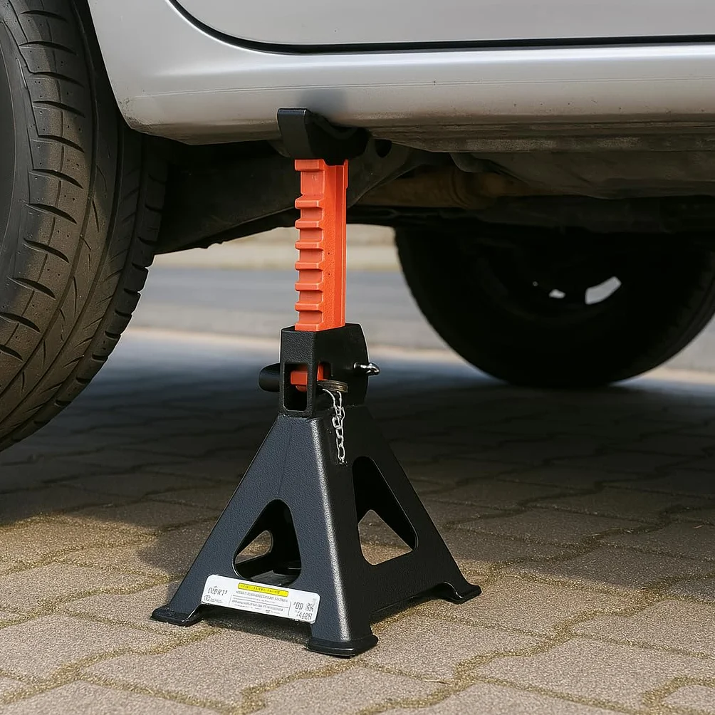 Melko Podpora samochodowa 3000KG 3t 9-stopniowa z regulacją wysokości 28 cm żeliwo