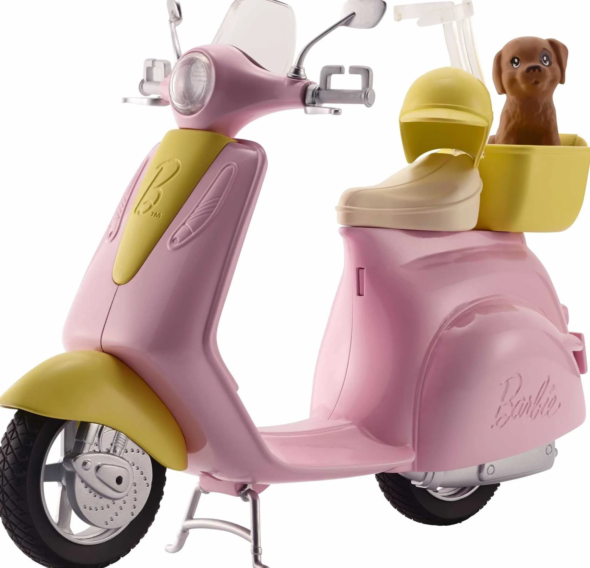 Barbie ​Lalka Skuter ze szczeniaczkiem FRP56