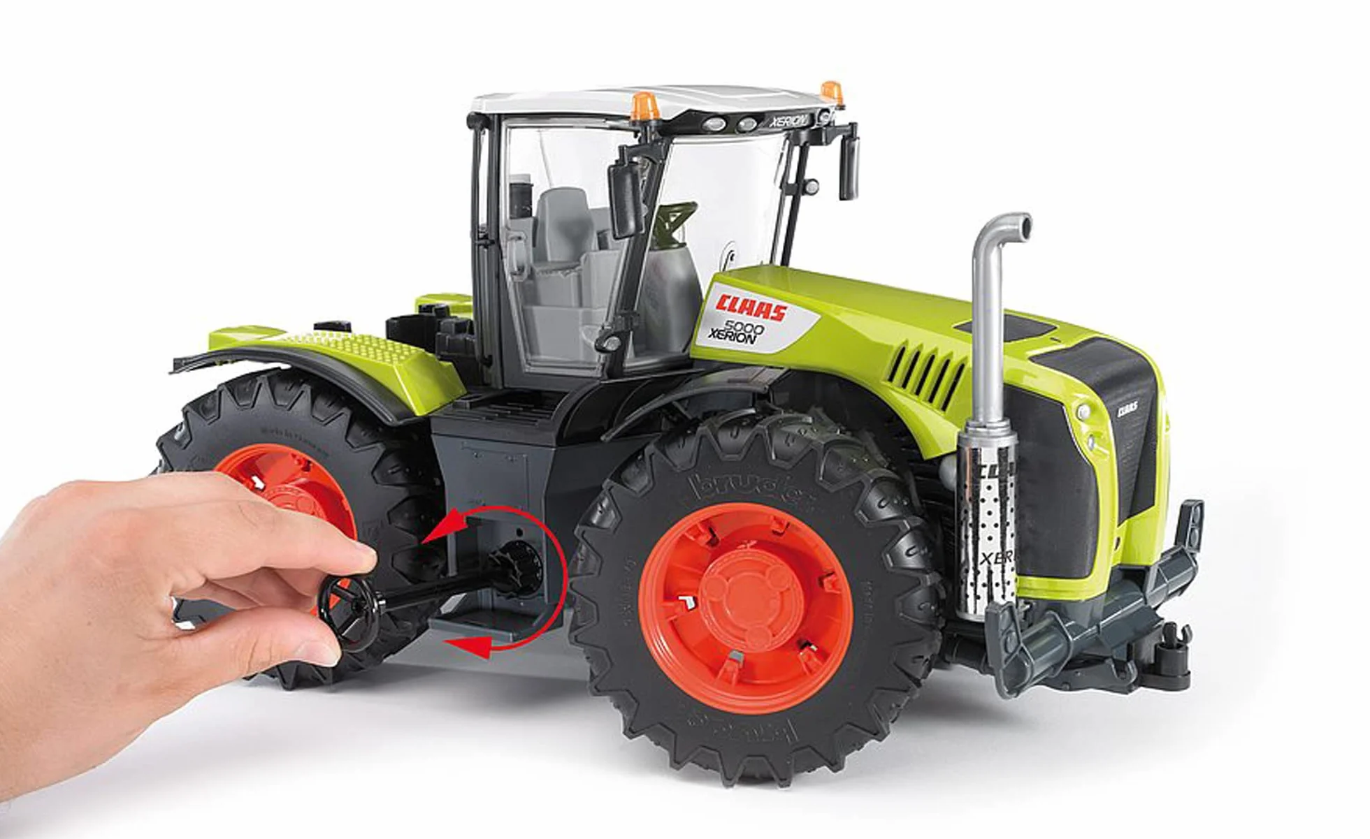 bruder 03015 - Claas Xerion 5000 - 1:16 Pojazdy, ciągnik, buldog, farma, rolnictwo, świat, zabawki