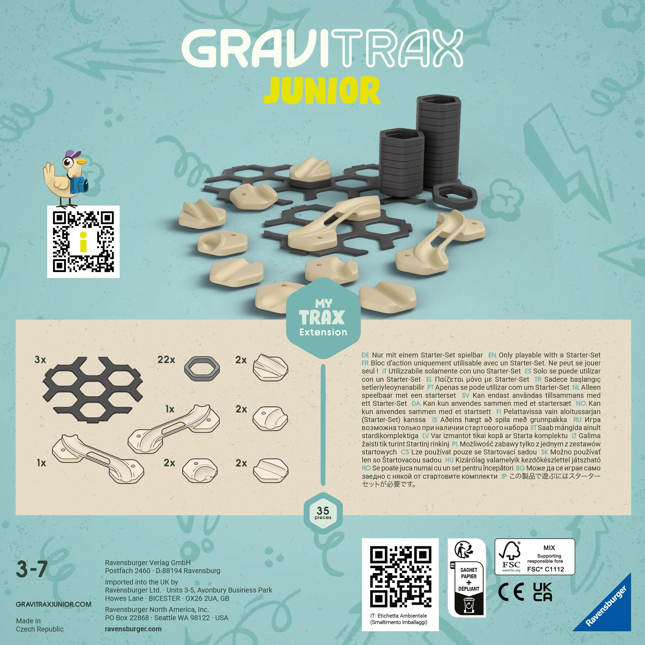 Ravensburger Gravitrax Junior Zestaw Uzupełniający Tory