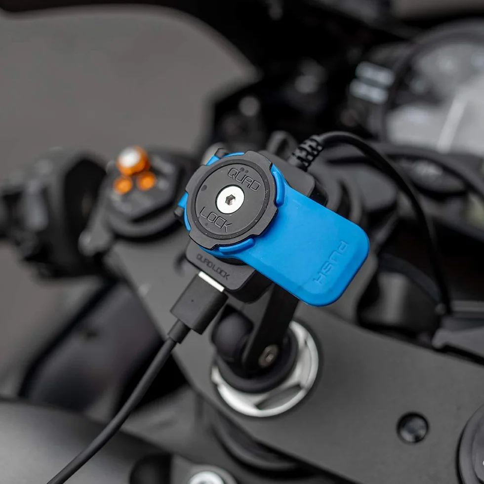 Motocyklowa Ładowarka USB Quad Lock