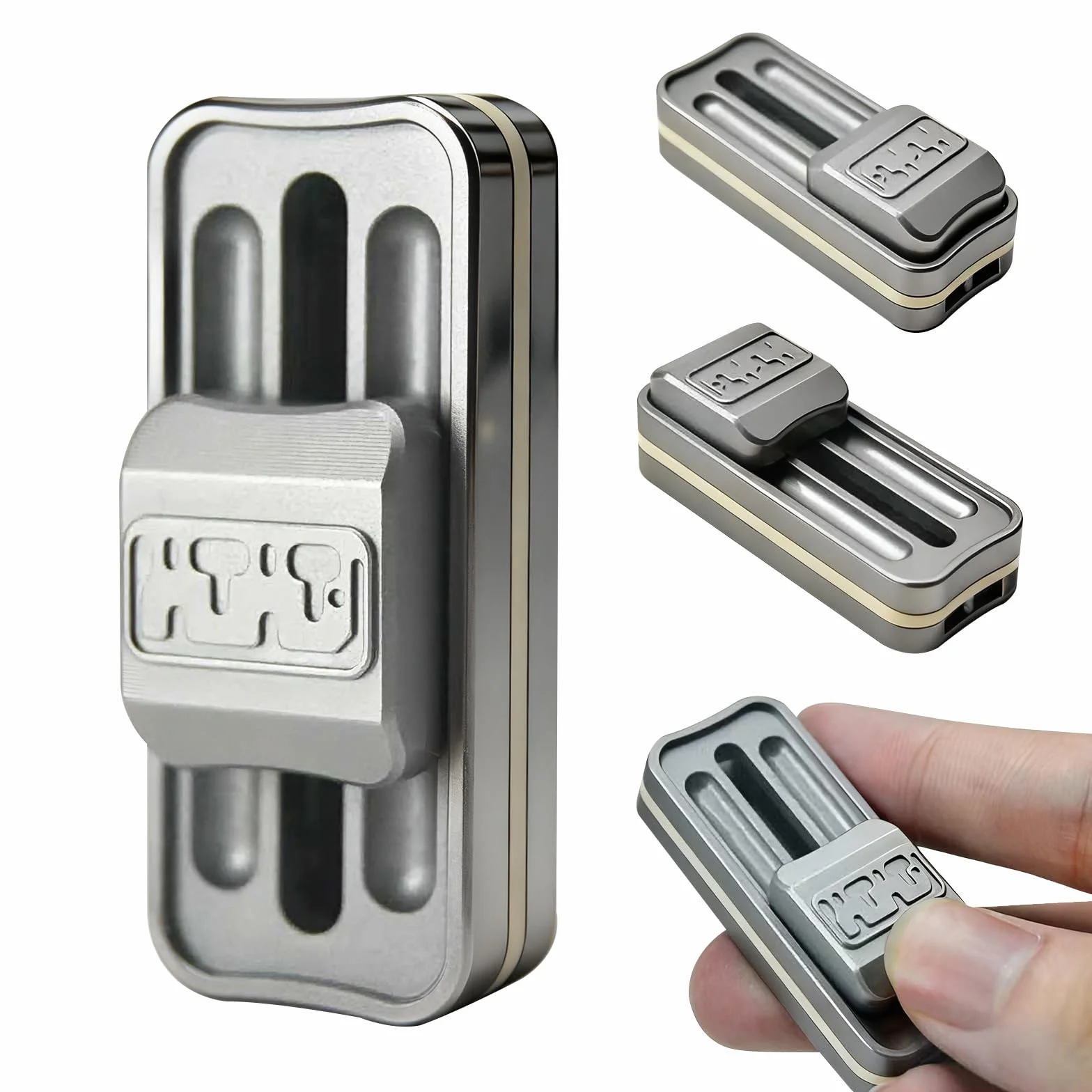 Fidget Toys dla dorosłych, metalowy magnes Slider EDC, dekompresja dotykowa, zabawka antystresowa, prezent dla mężczyzn, zabawka sensoryczna do ADHD
