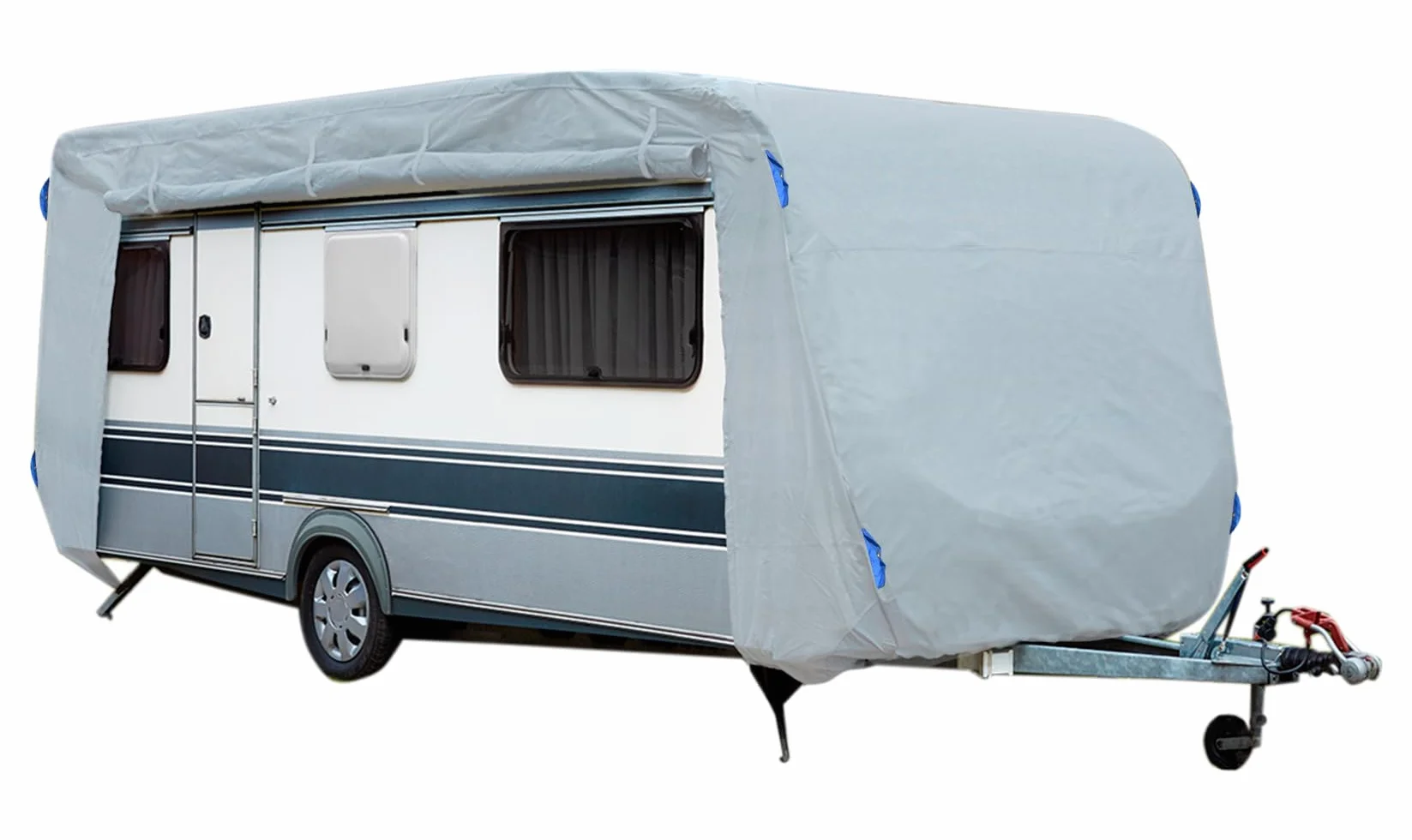 GreenYard® Pokrowiec na przyczepę kempingową Rozmiar S 460x250x220 cm Wodoodporny oddychający