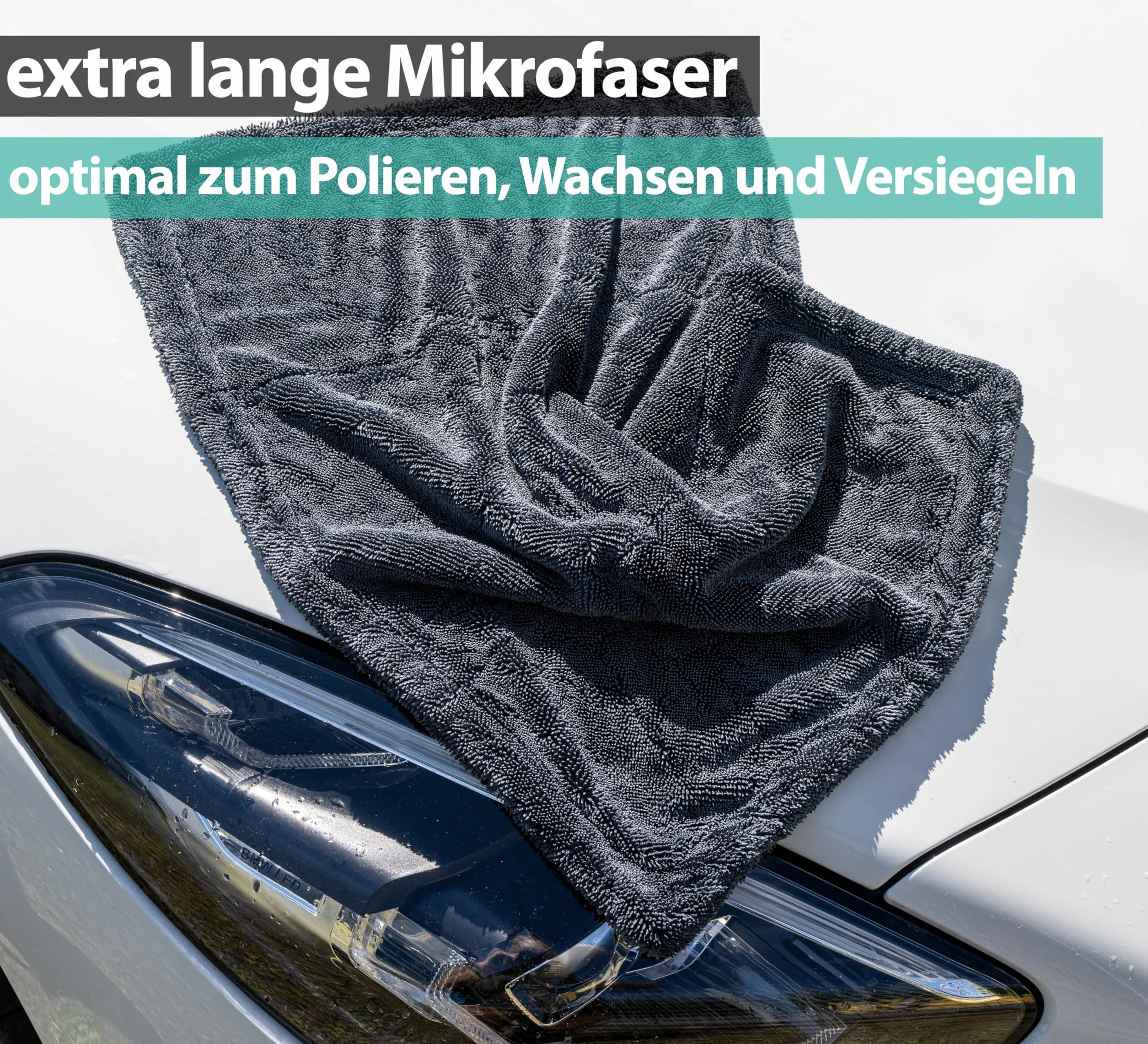 Kemes Ściereczki z mikrofibry XXL 1400 g/m² 50 x 80 cm szara