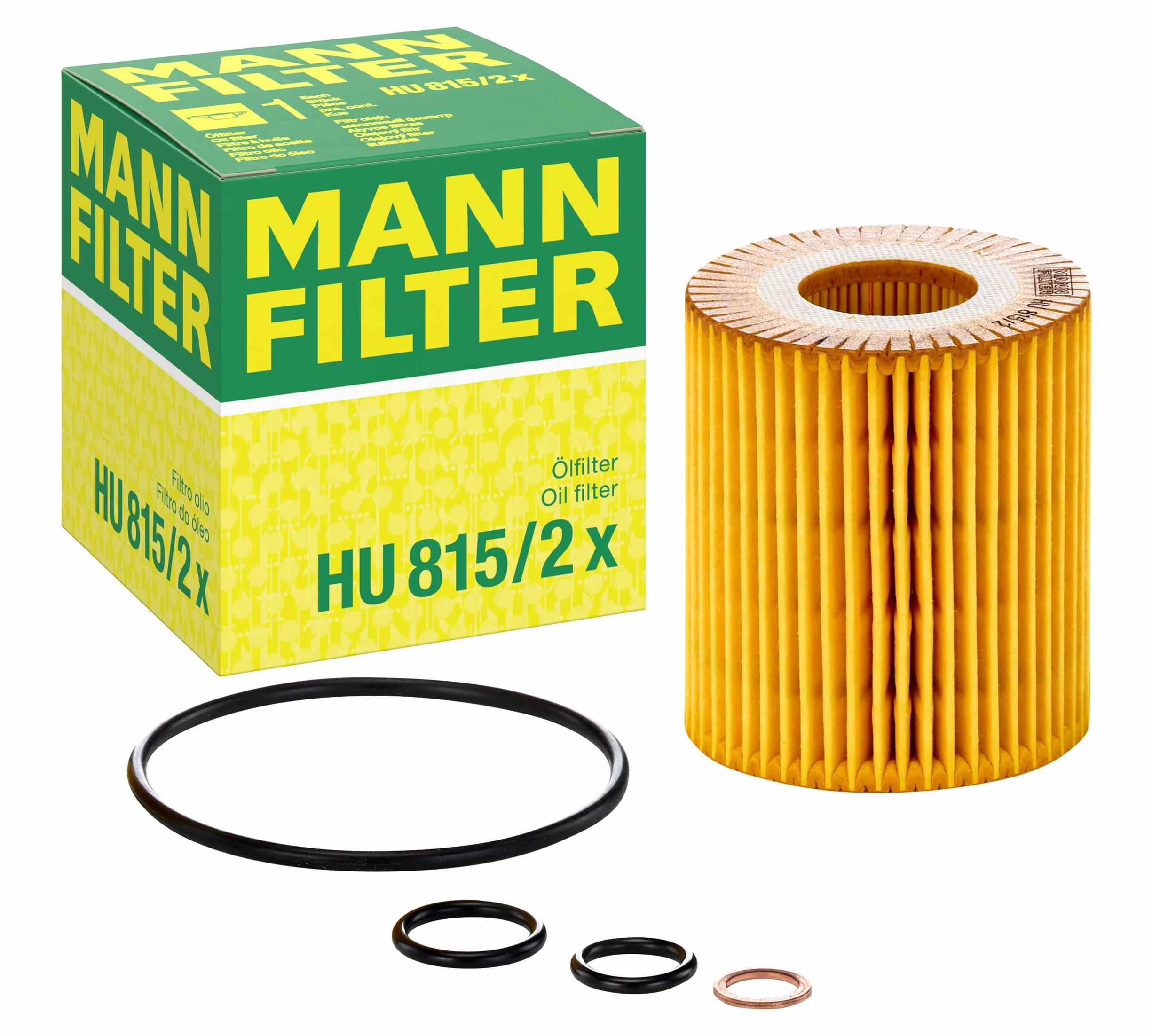 MANN-FILTER HU 815/2 Filtr olejowy do samochodów osobowych i dostawczych