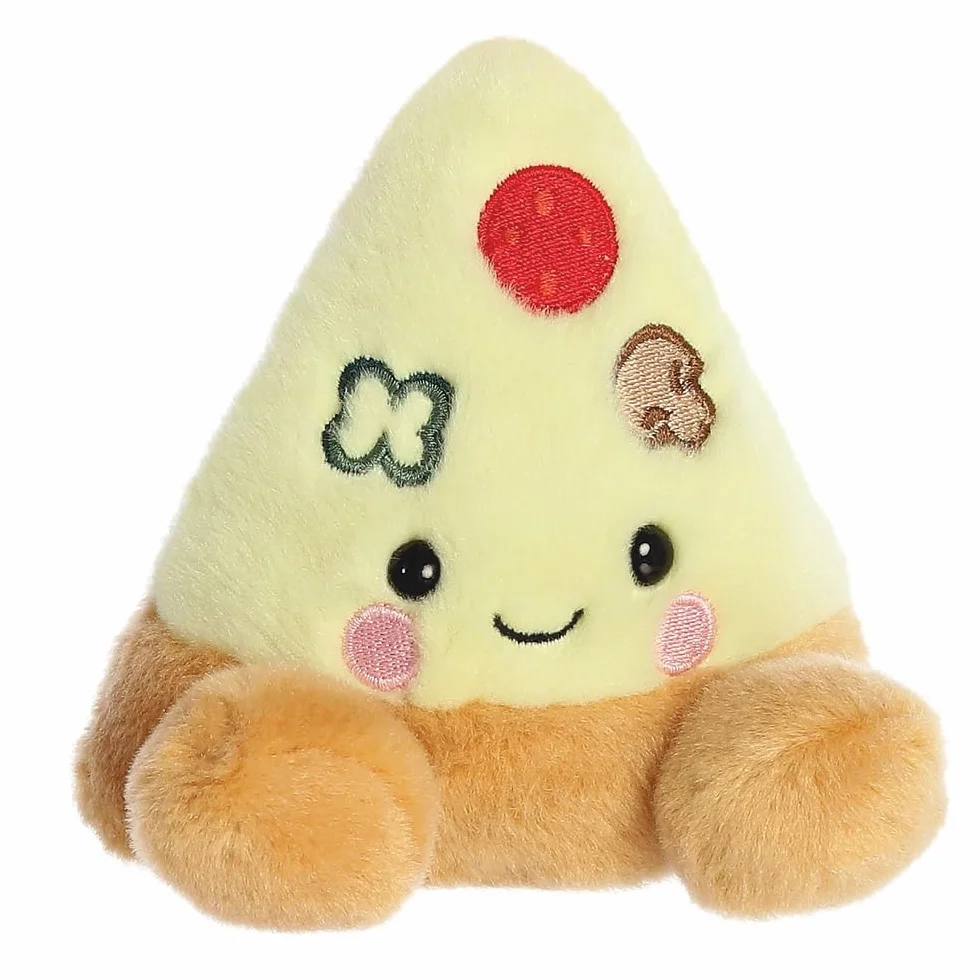 Aurora, 33688, Palm Pals Peppa Pizza, pluszowa zabawka, brązowa i żółta, 13 cm