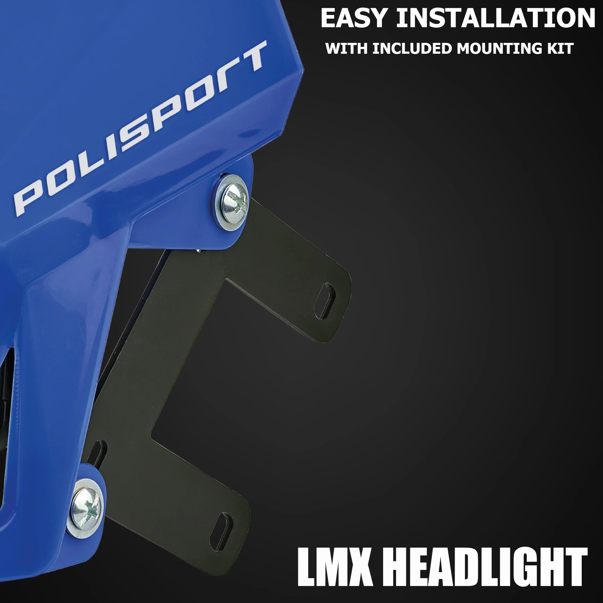Polisport 8657600002 Reflektor LMX polipropylen lampa halogenowa czarny