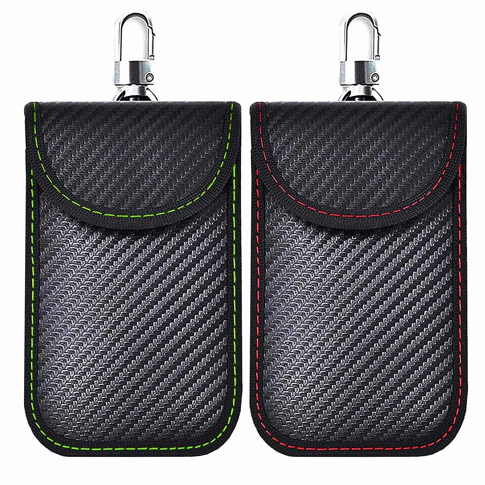 Faraday Pouch – 2-pak bloker sygnału kluczyka samochodowego, ochrona RFID, do samochodu bez kluczyka