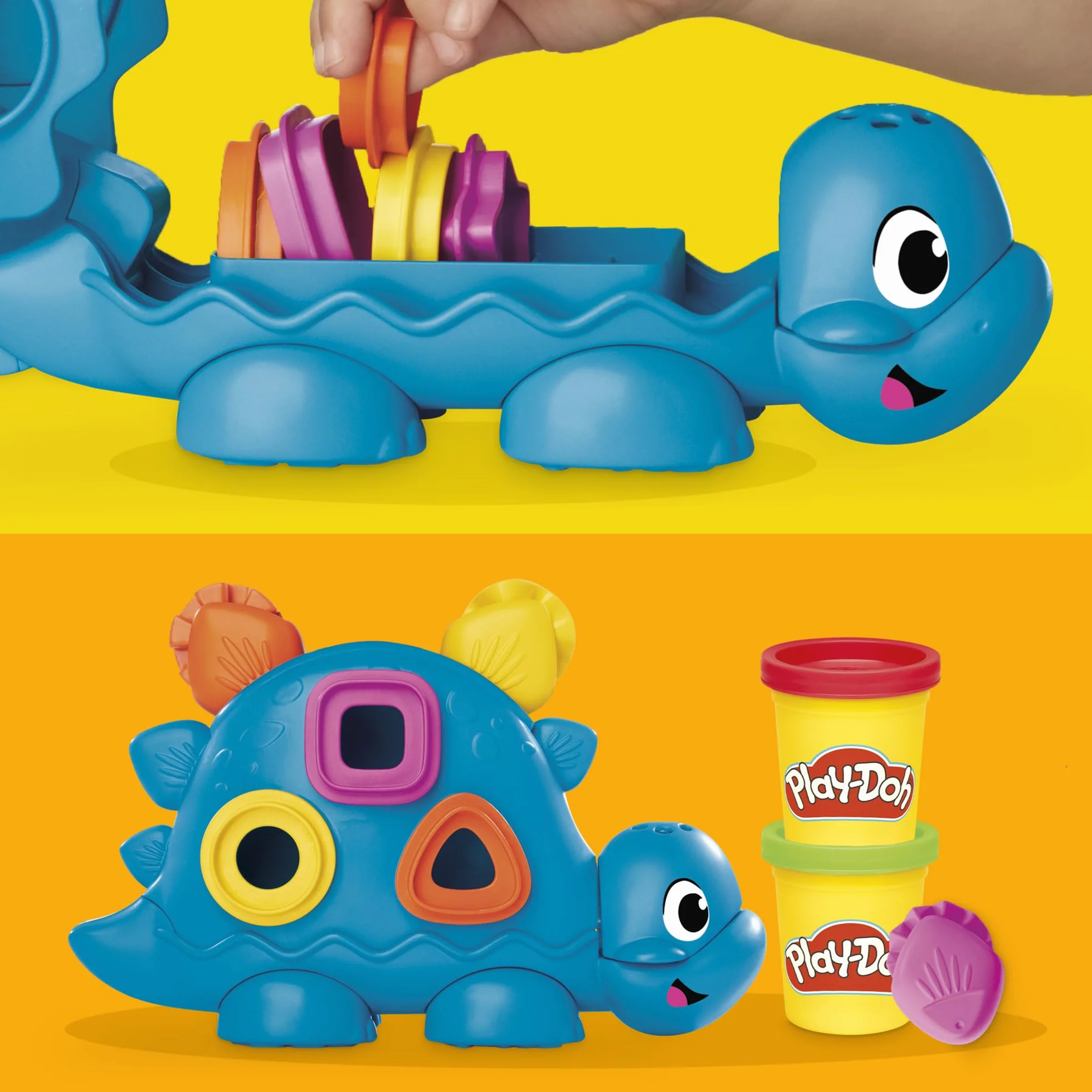 Zabawkowy zestaw startowy Play-Doh Dinozaur z kształtami i kolorami