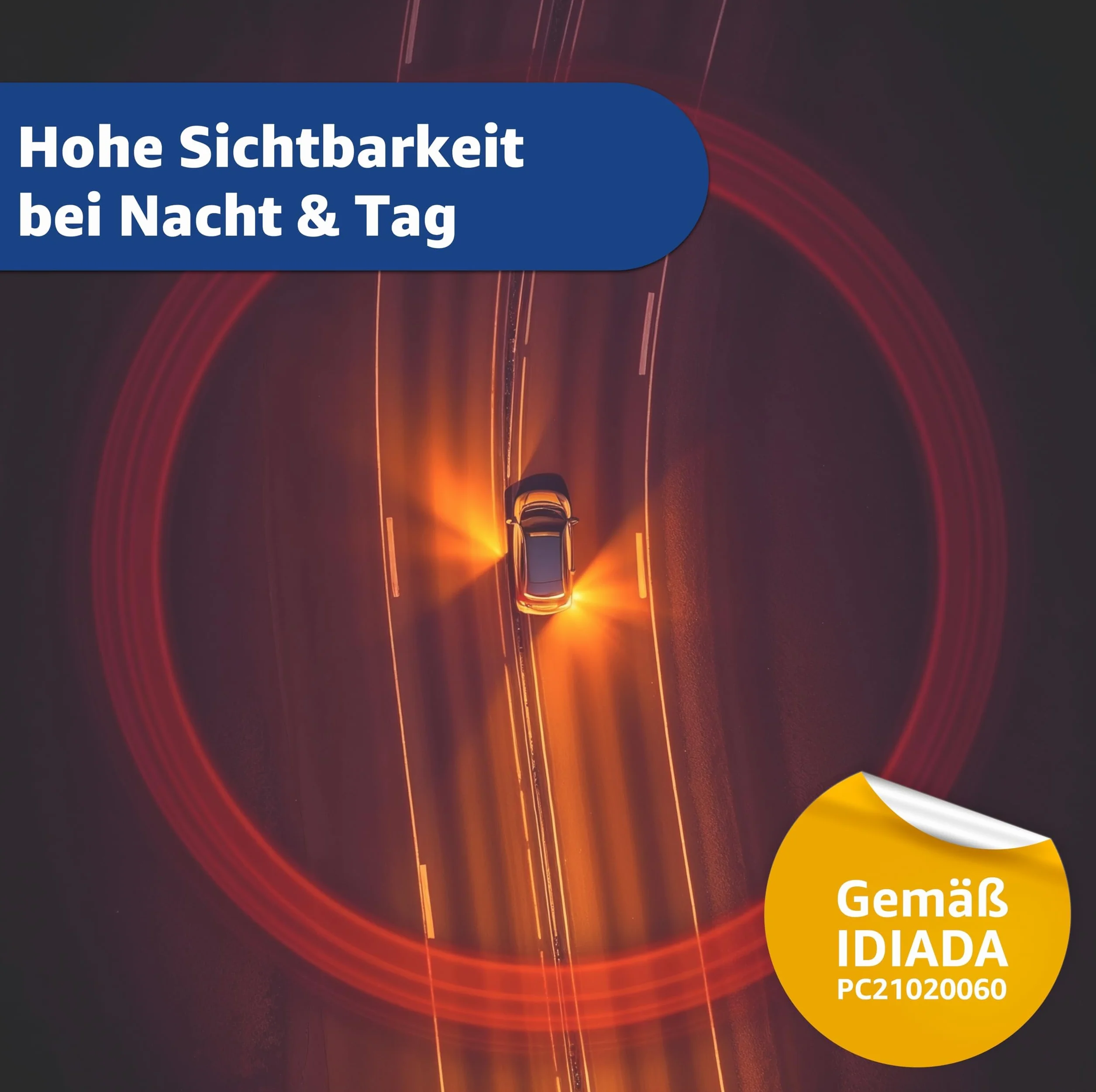 Lampa ostrzegawcza V16 Trójkąt ostrzegawczy 2026 Certyfikat UE IDADA