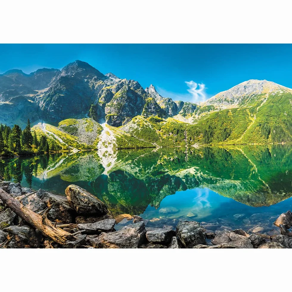 Trefl Jezioro Morskie Oko, Tatry, Polska Puzzle 1500 Elementów o Wysokiej Jakości Nadruku dla Dorosłych i Dzieci od 12 lat