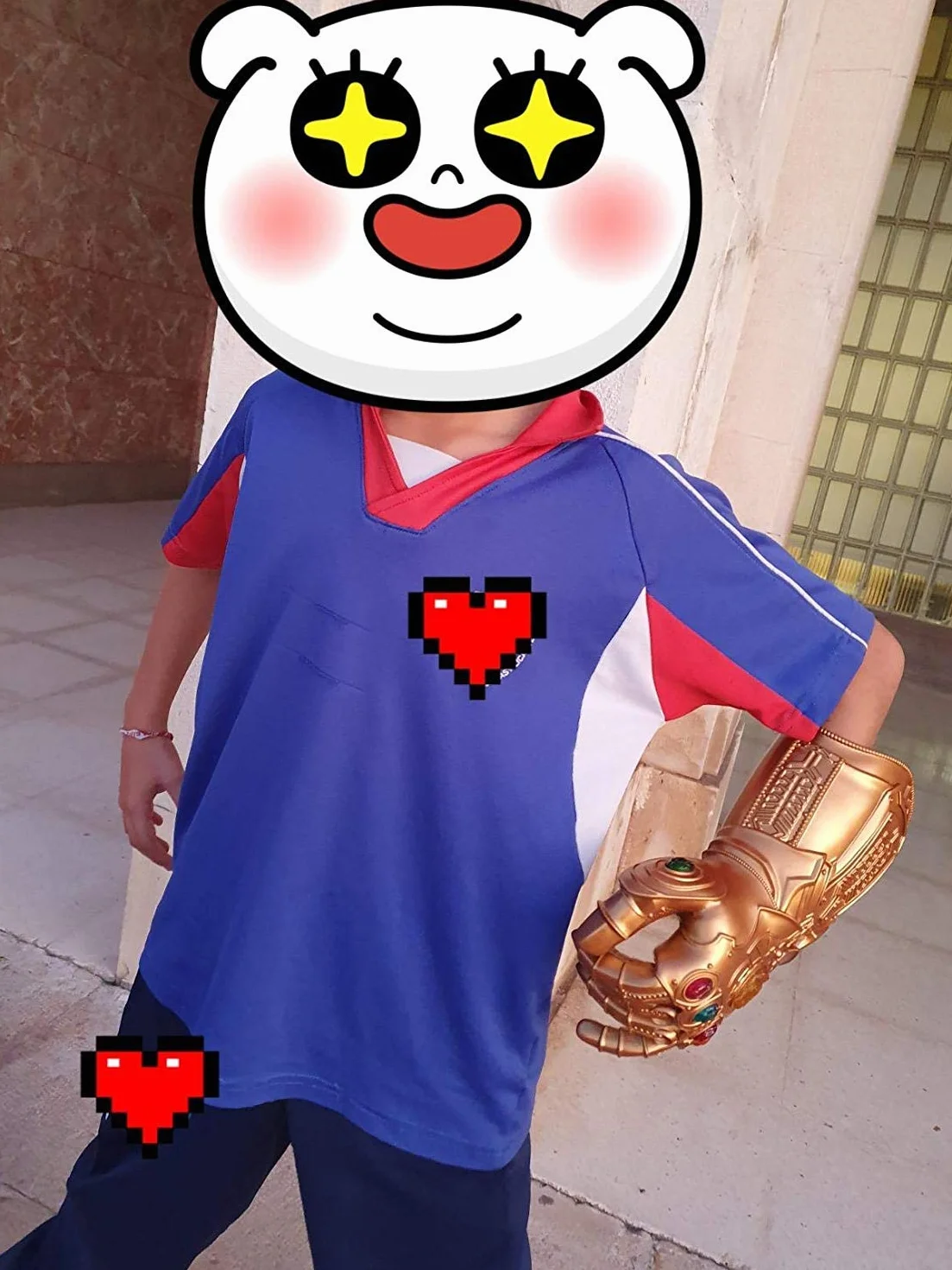 Iron Man Infinity Gauntlet dla dzieci, Iron Man Glove LED z kamieniami dla dzieci