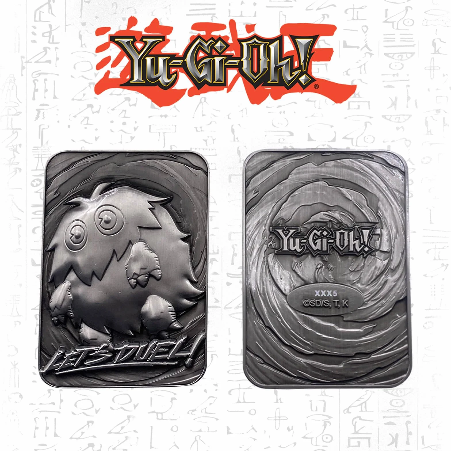 Yu-Gi-Oh! KON-YGO27 edycja limitowana metal kolekcjonerski Kuriboh, srebrny