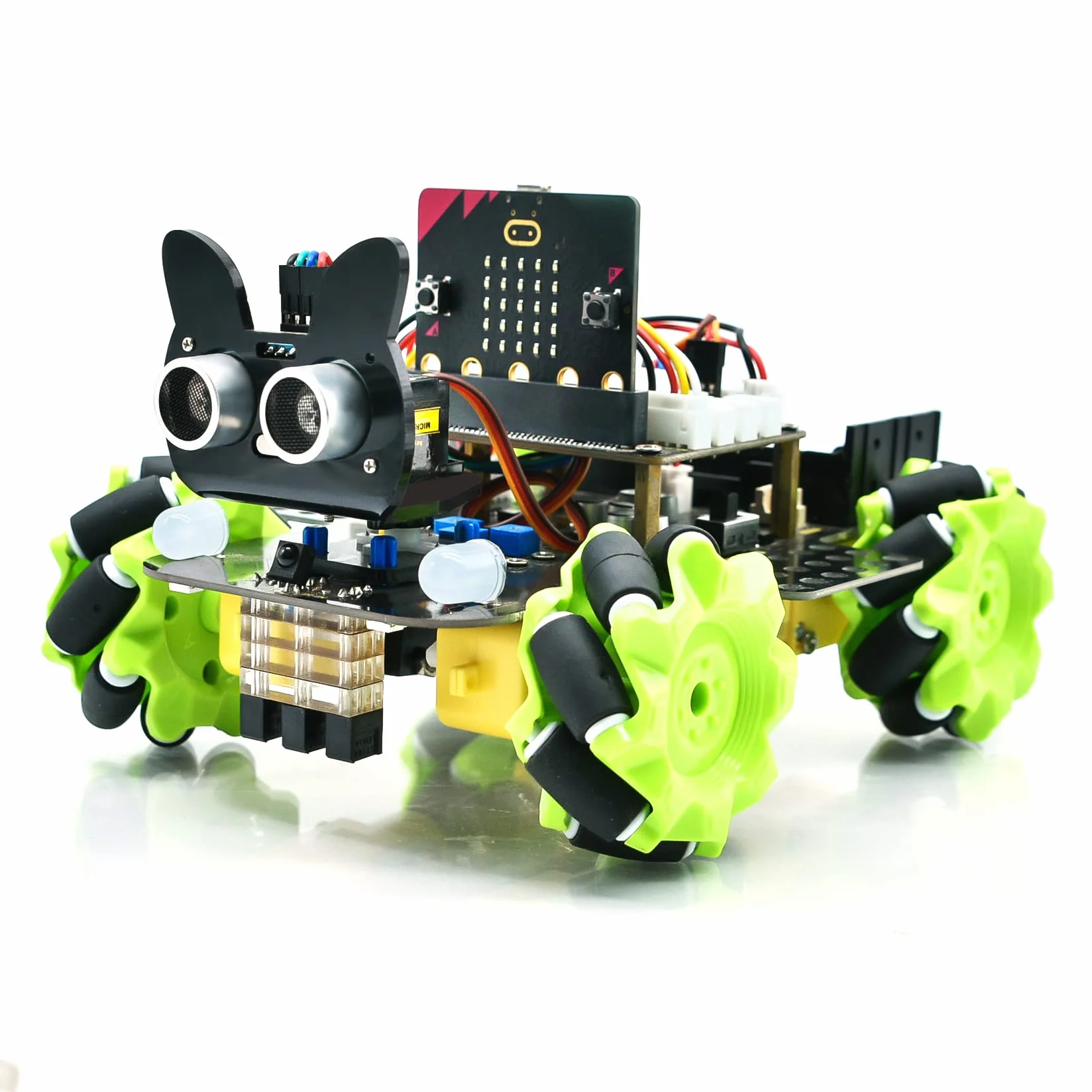 KEYESTUDIO Zestaw robota do Arduino IDE, Smart Home RV Car Kit z UNO R3 | inteligentny zestaw robota STEM | zestaw IoT z modułem Line-Tracking, czujnikiem ultradźwiękowym, projektem muzycznym itd. 13 funkcji