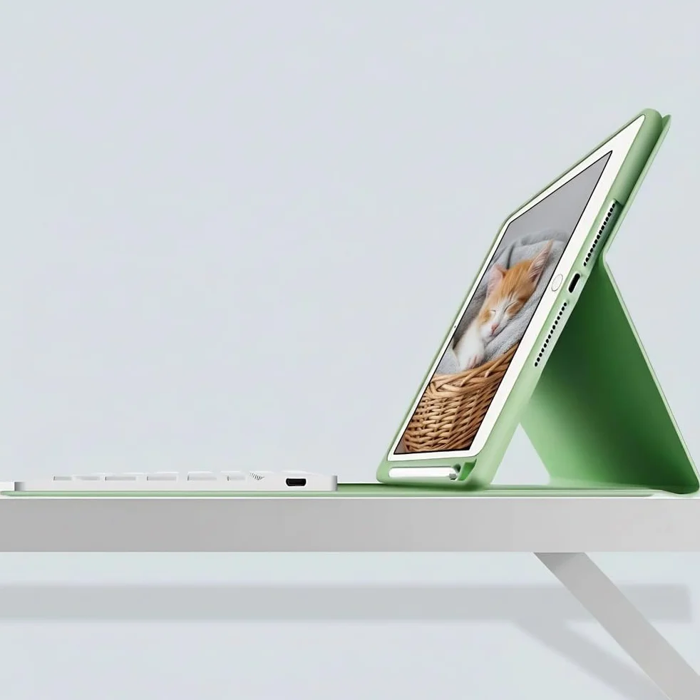 Etui z klawiaturą do Samsung Galaxy Tab S11 Ultra 14,6 cala 2025 (SM-X930/X936B), Zawiera Ñ, Odłączana bezprzewodowa klawiatura z magnetyczną myszką Bluetooth, fioletowy