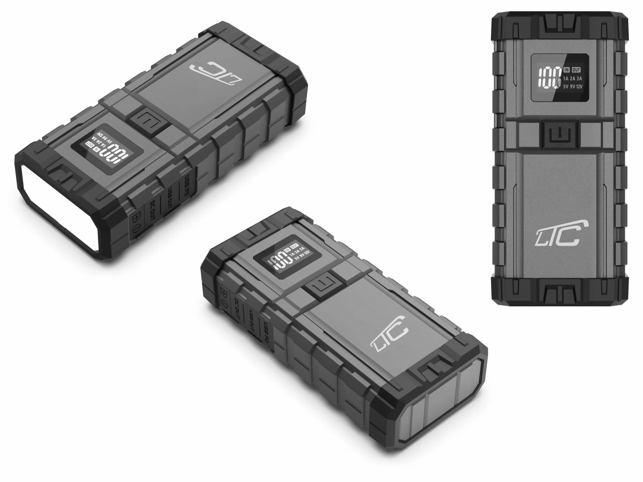 LTC Booster Jump Starter Rozruch 12V Powerbank 20000 mAh 2500A Inteligently Chipset Sterujący Latarka USB