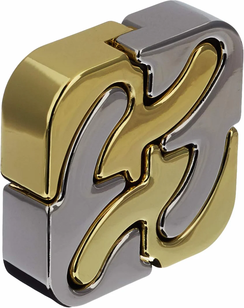 Bartl 111645 metalowe puzzle, złote