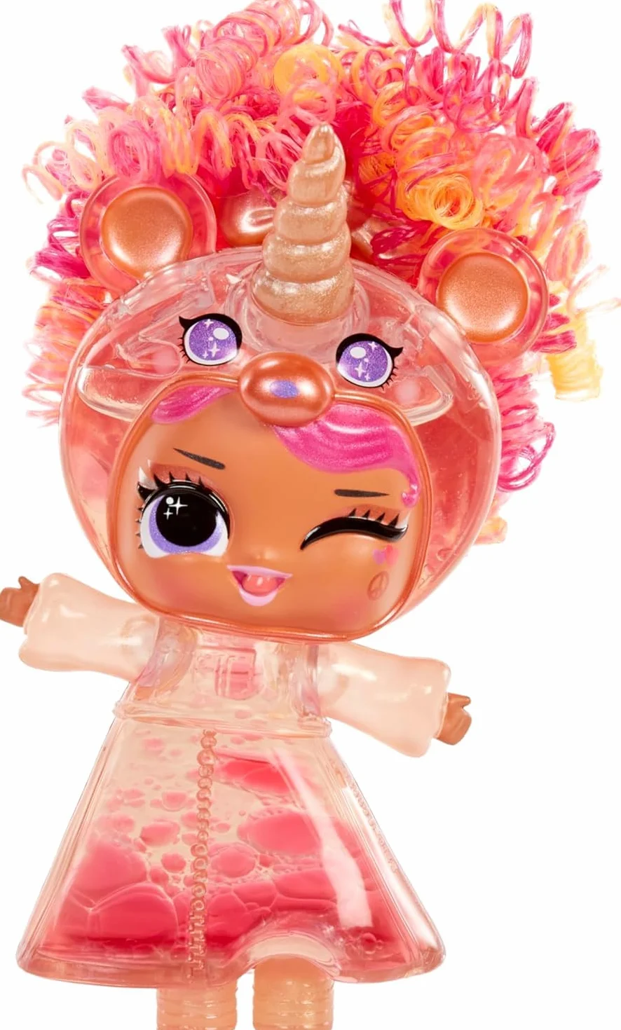 L.O.L. Surprise! Unicorns Tots - z 1 lalką z lampą lawową i przezroczystymi funkcjami, pudełko niespodzianka, 8 lalek do zebrania, zawiera 2 kolorowe mikstury, dla dzieci w wieku 4+
