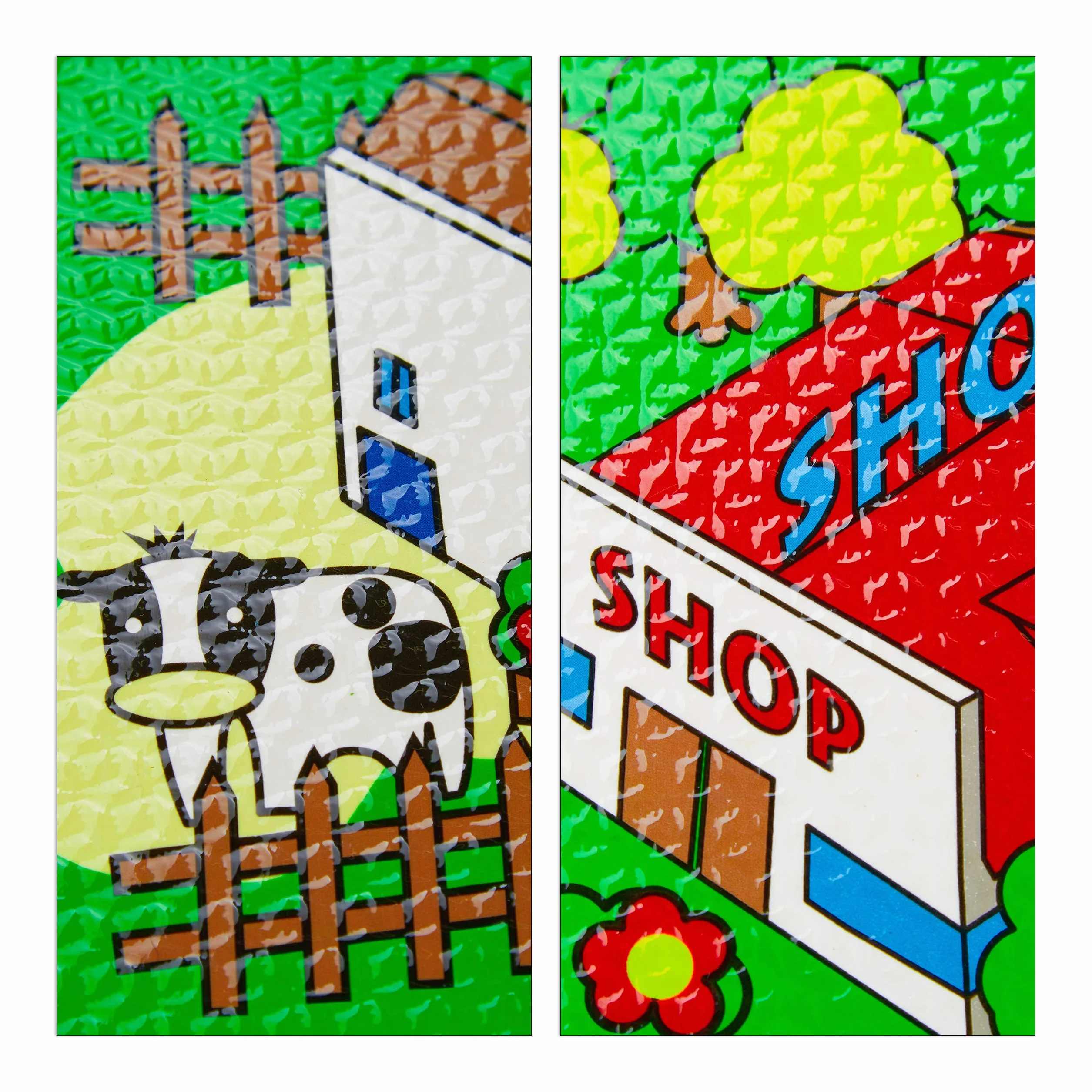 Relaxdays Puzzle z motywem ulicy, 9-częściowy dywan samochodowy, nie zawiera substancji szkodliwych, pianka EVA, pokój dziecięcy, szer. x gł.: 90 x 90 cm, kolorowy