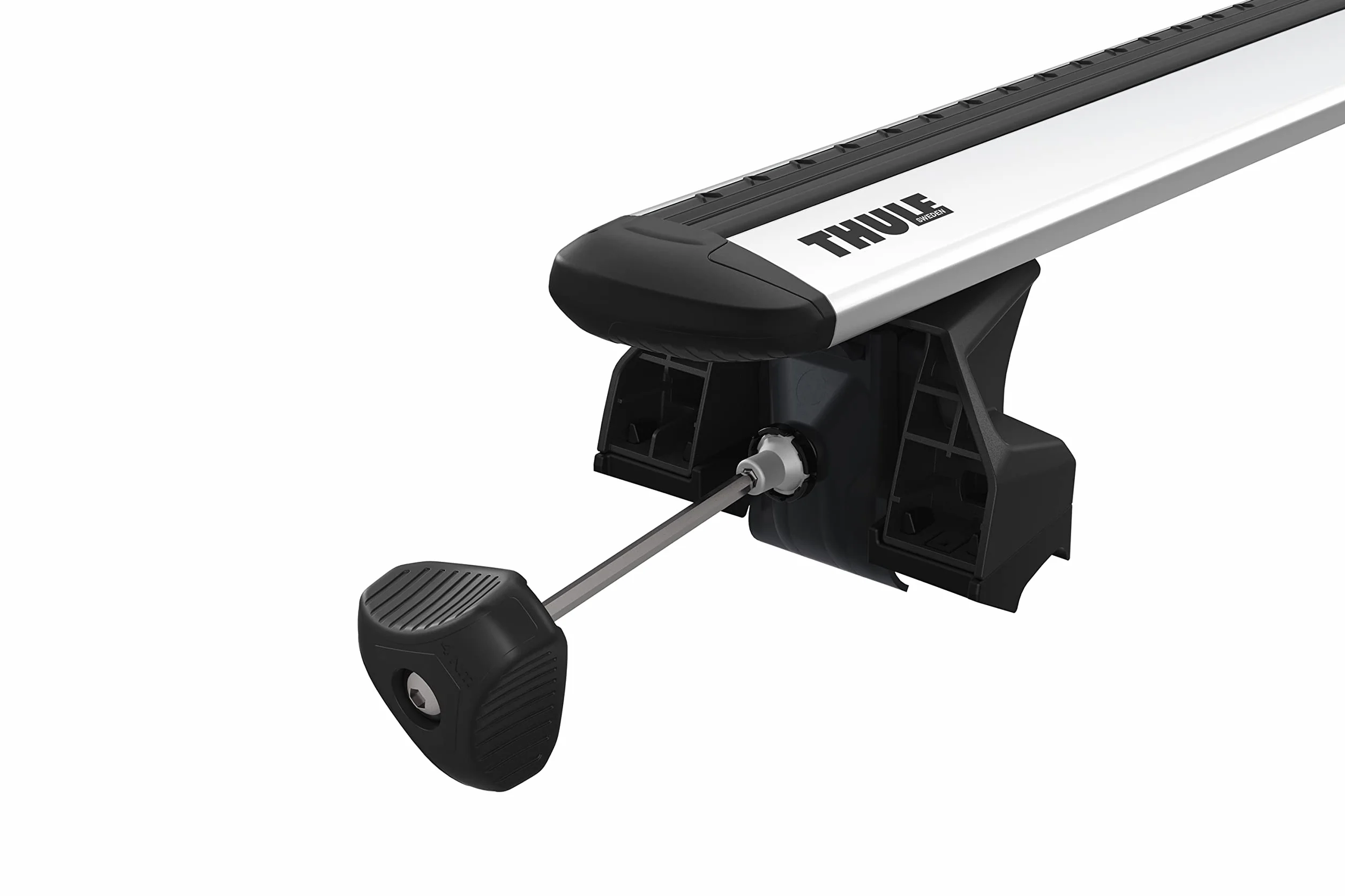 Thule 710600 Szyna do Bagażnika Rowerowego, Czarny, Srebrny