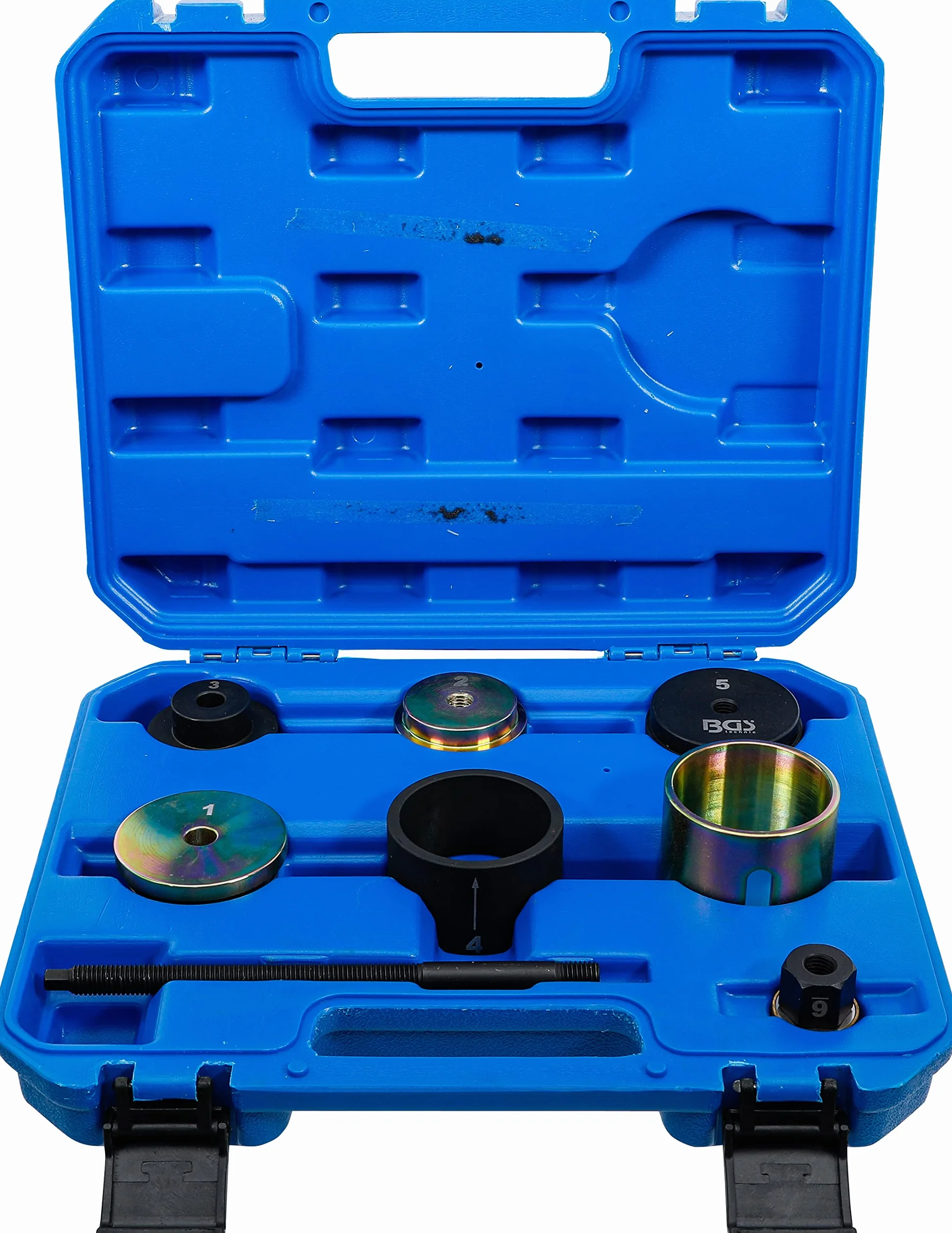 BGS Zestaw narzędzi do tulei gumowych mechanizmu różnicowego BMW 5 6 7 F01 F02 F04 F06 F07 F10-F13 F18